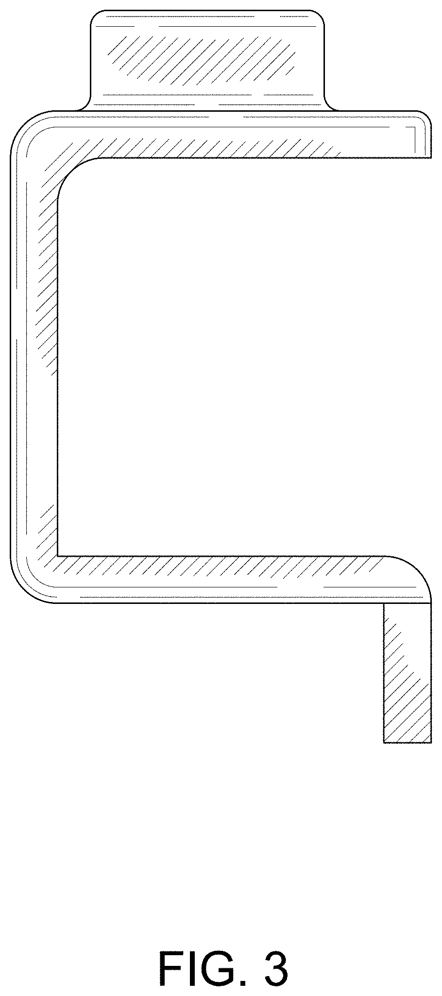 Patent USD1001976 Figure 3 – Handle for curb stop valve