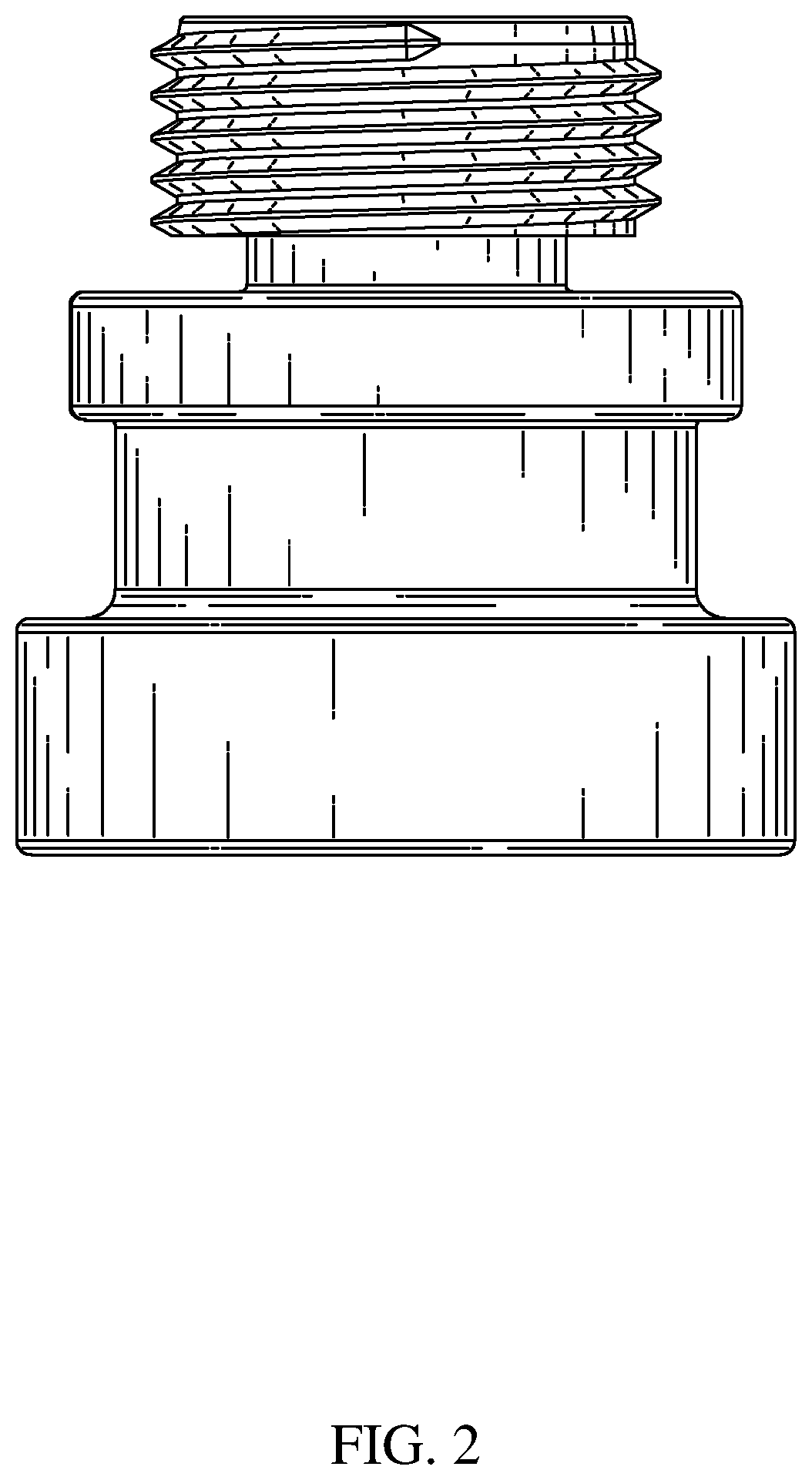 Patent USD1001977 Figure 2 – Hose adapter