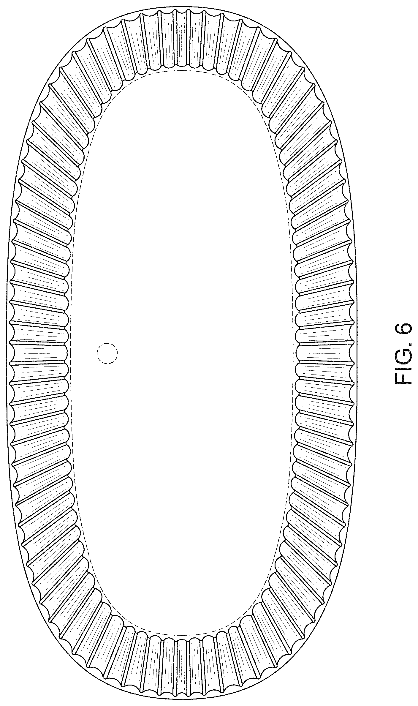 Patent USD1001982 Figure 6 – Bathtub