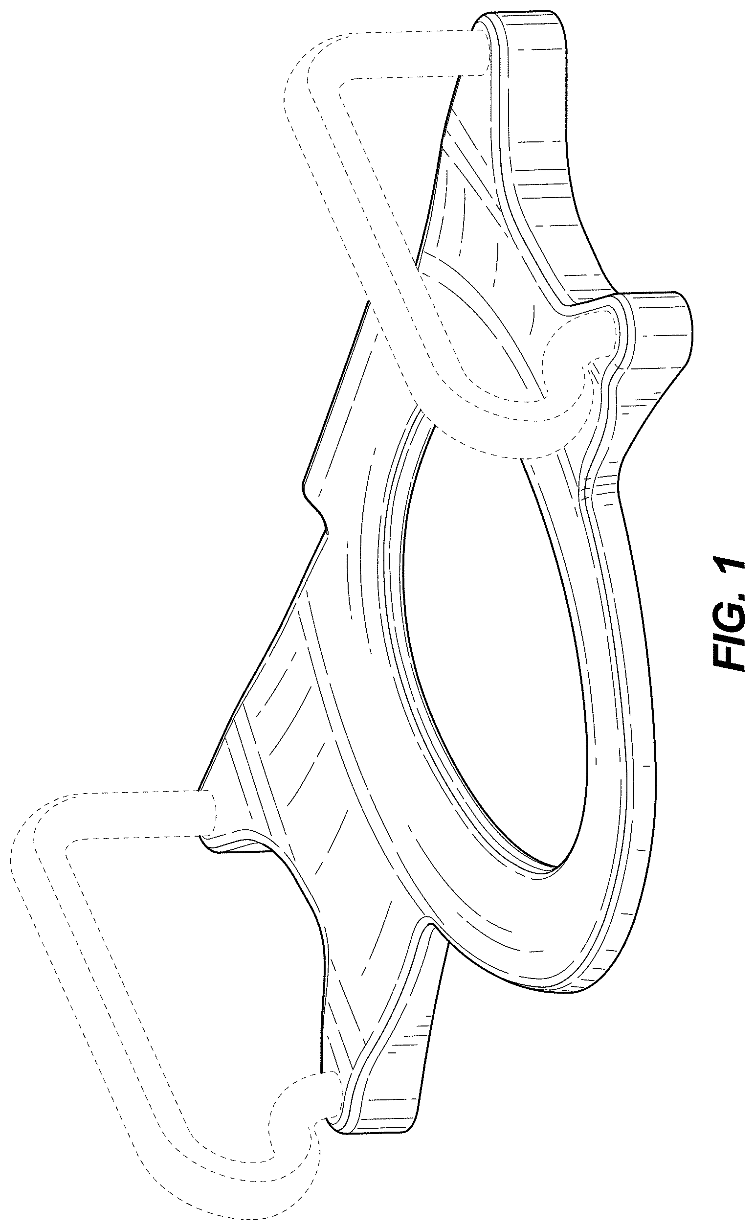 Patent USD1001985 Figure 1 – Toilet seat