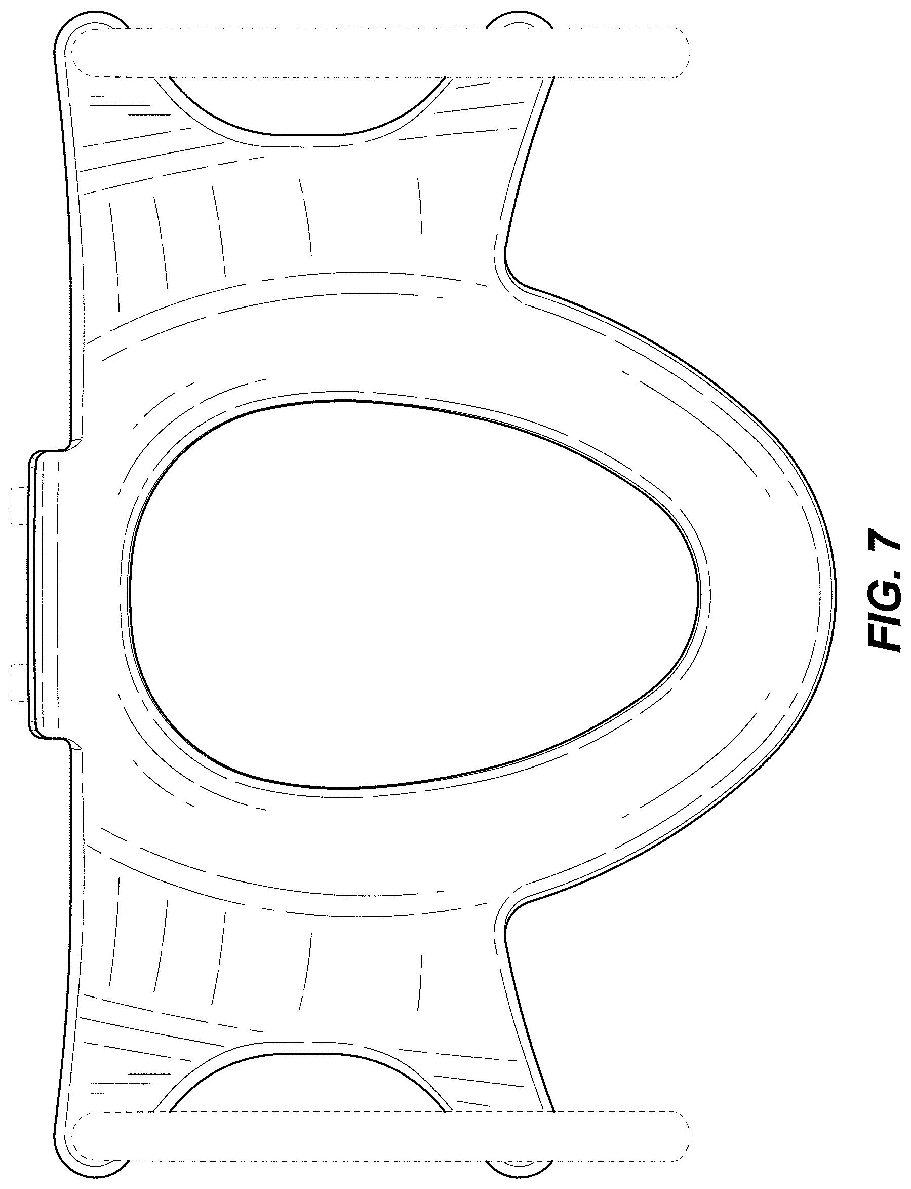 Patent USD1001985 Figure 7 – Toilet seat