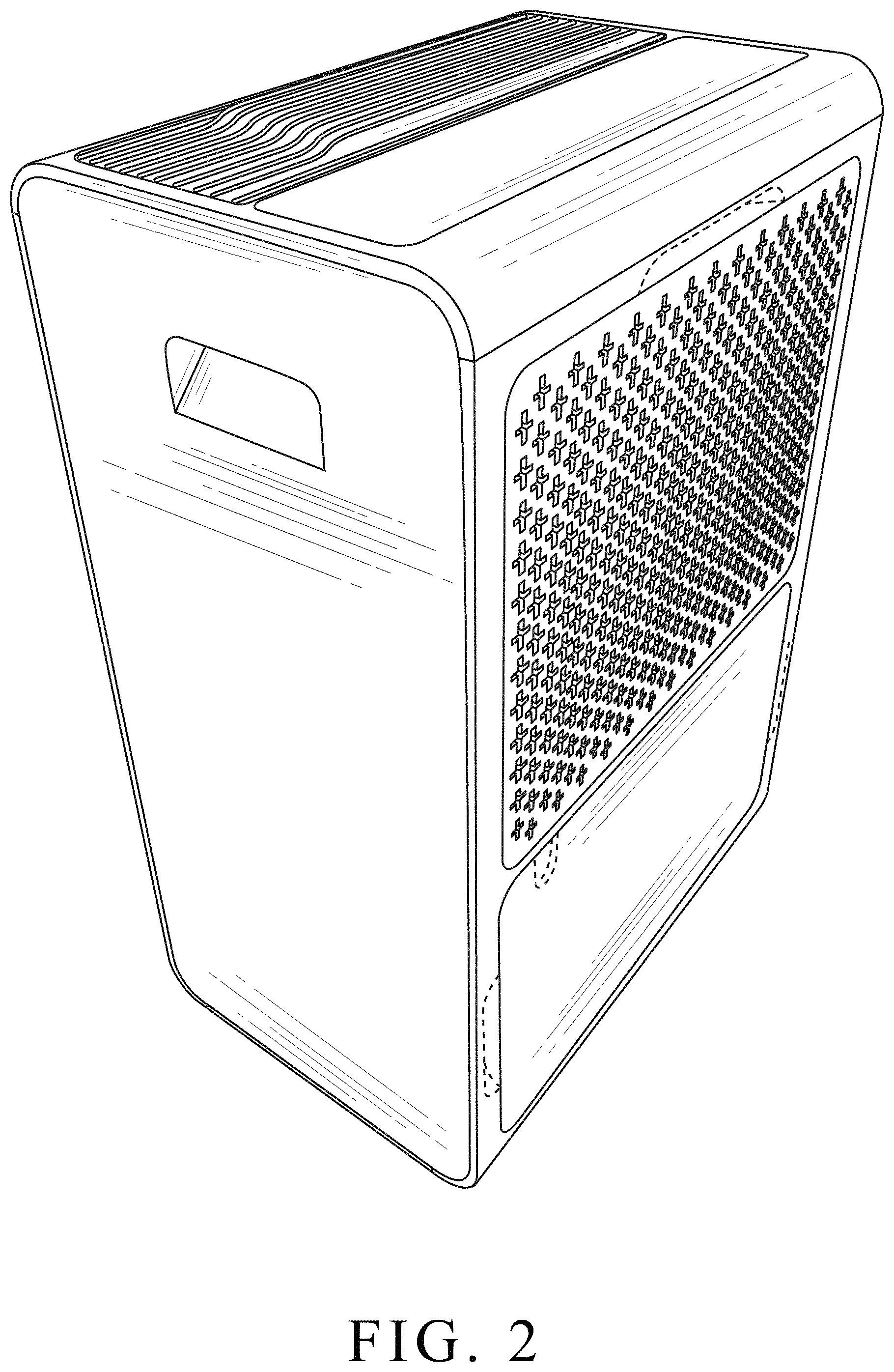 Patent USD1001987 Figure 2 – Dehumidifier