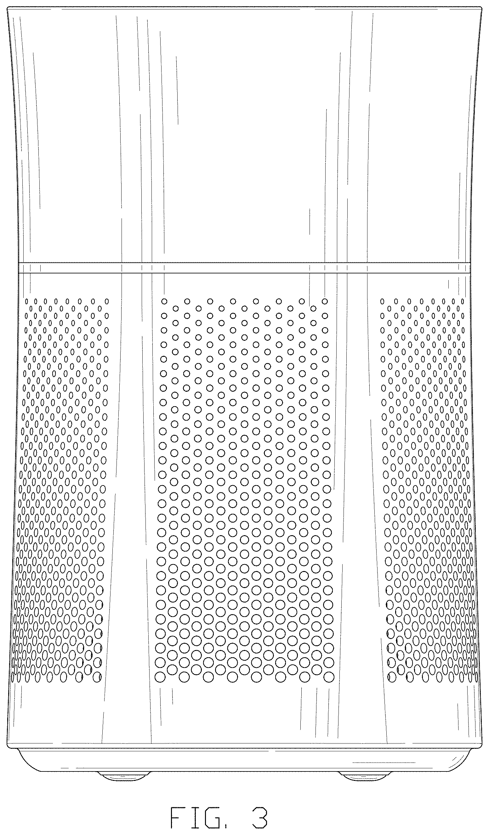 Patent USD1001988 Figure 3 – Air purifier