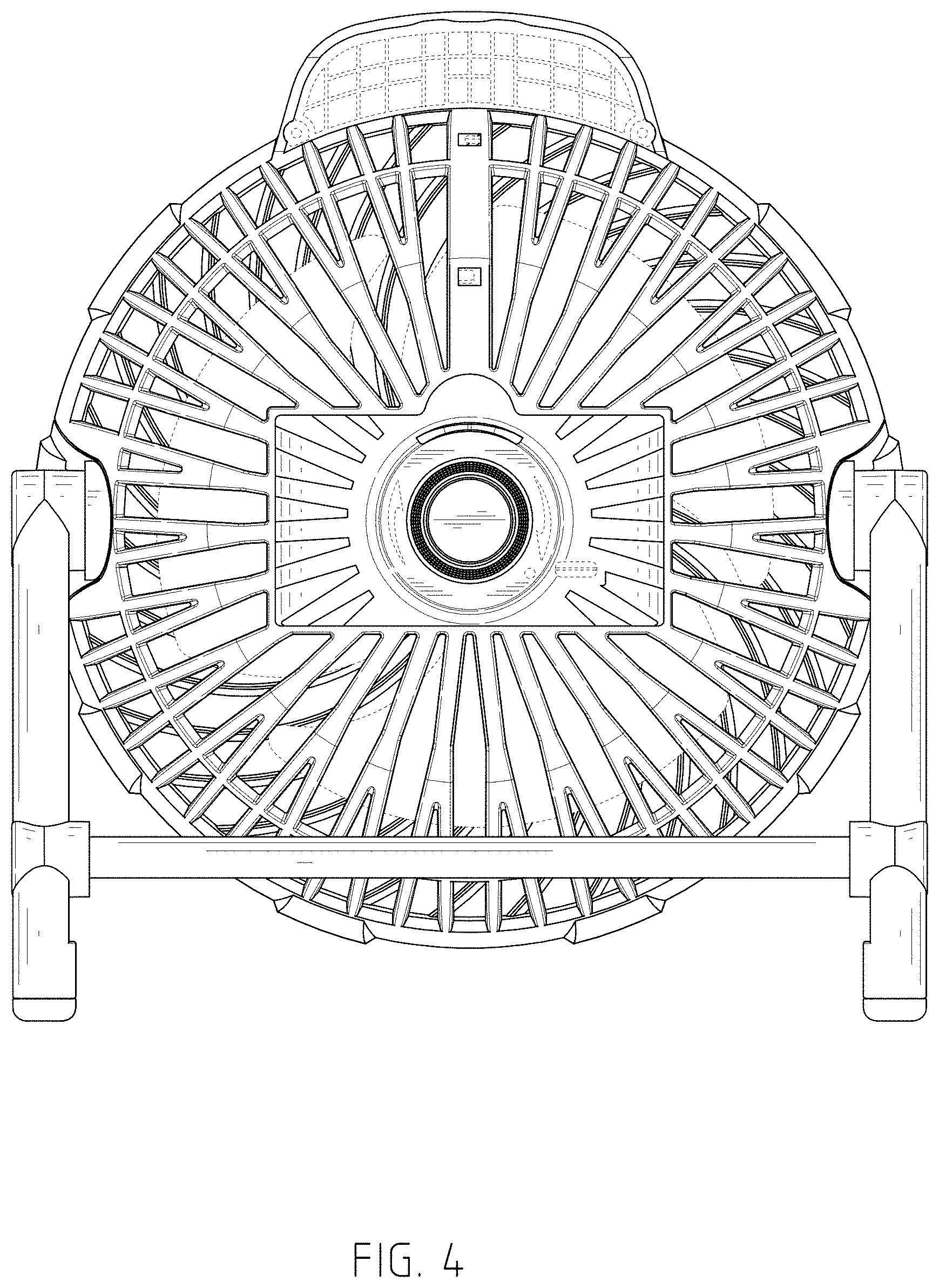 Patent USD1001992 Figure 4 – Outdoor fan