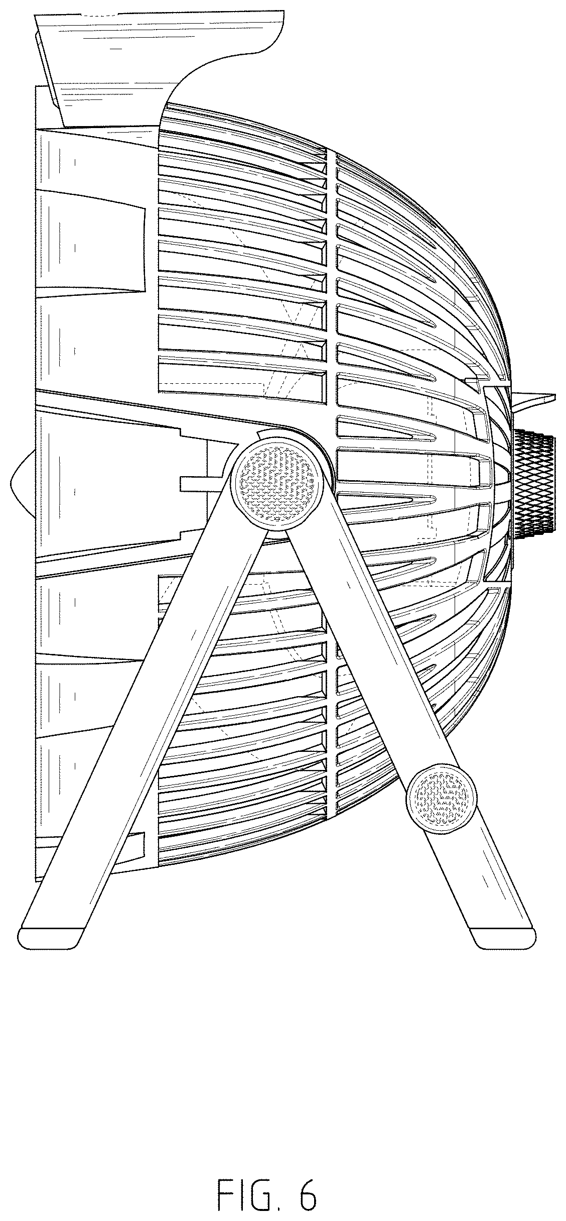 Patent USD1001992 Figure 6 – Outdoor fan