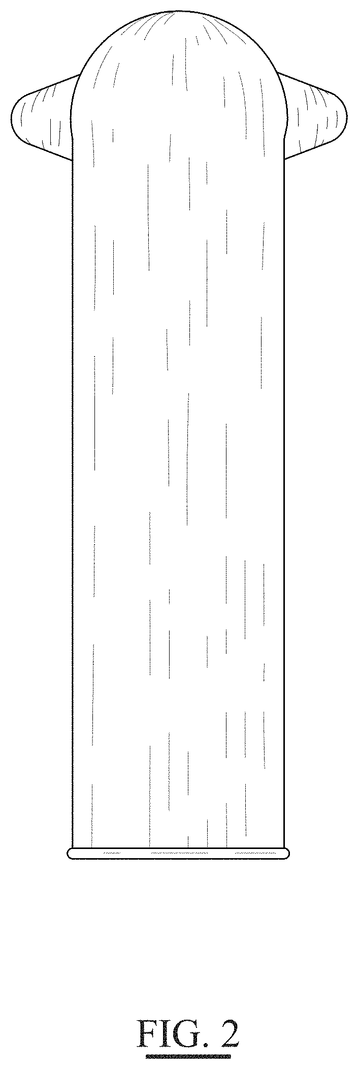 Patent USD1001994 Figure 2 – Condom