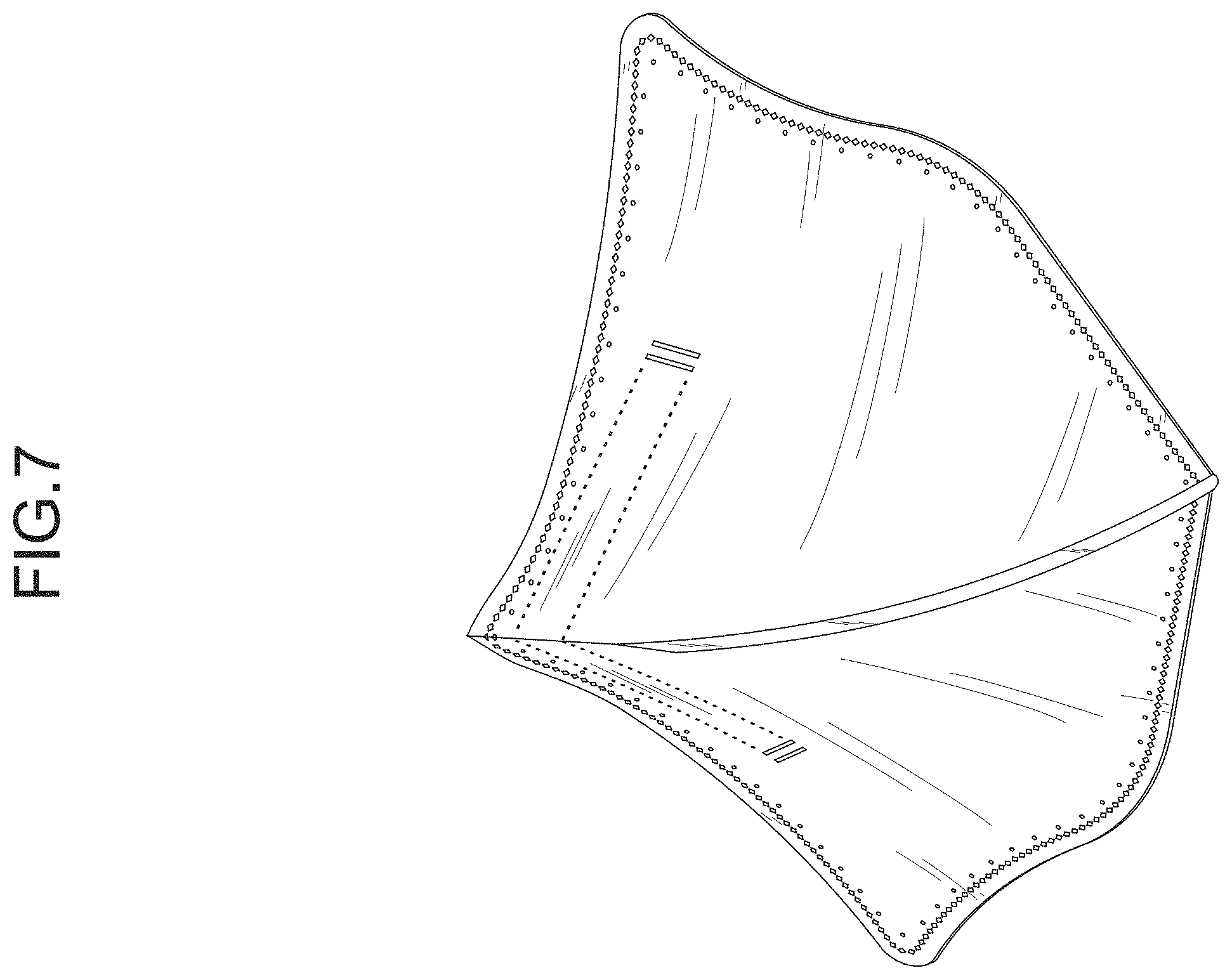 Patent USD1001999 Figure 7 – Face mask body