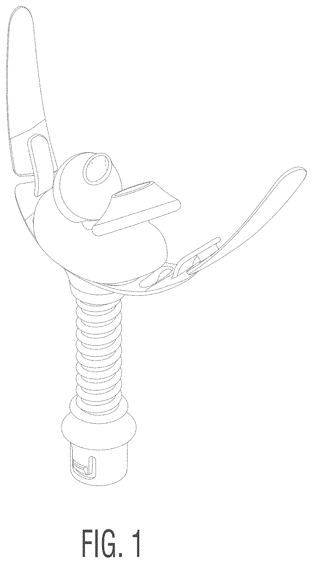 Patent USD1002000 — Nasal mask and tube in combination — Figure 1