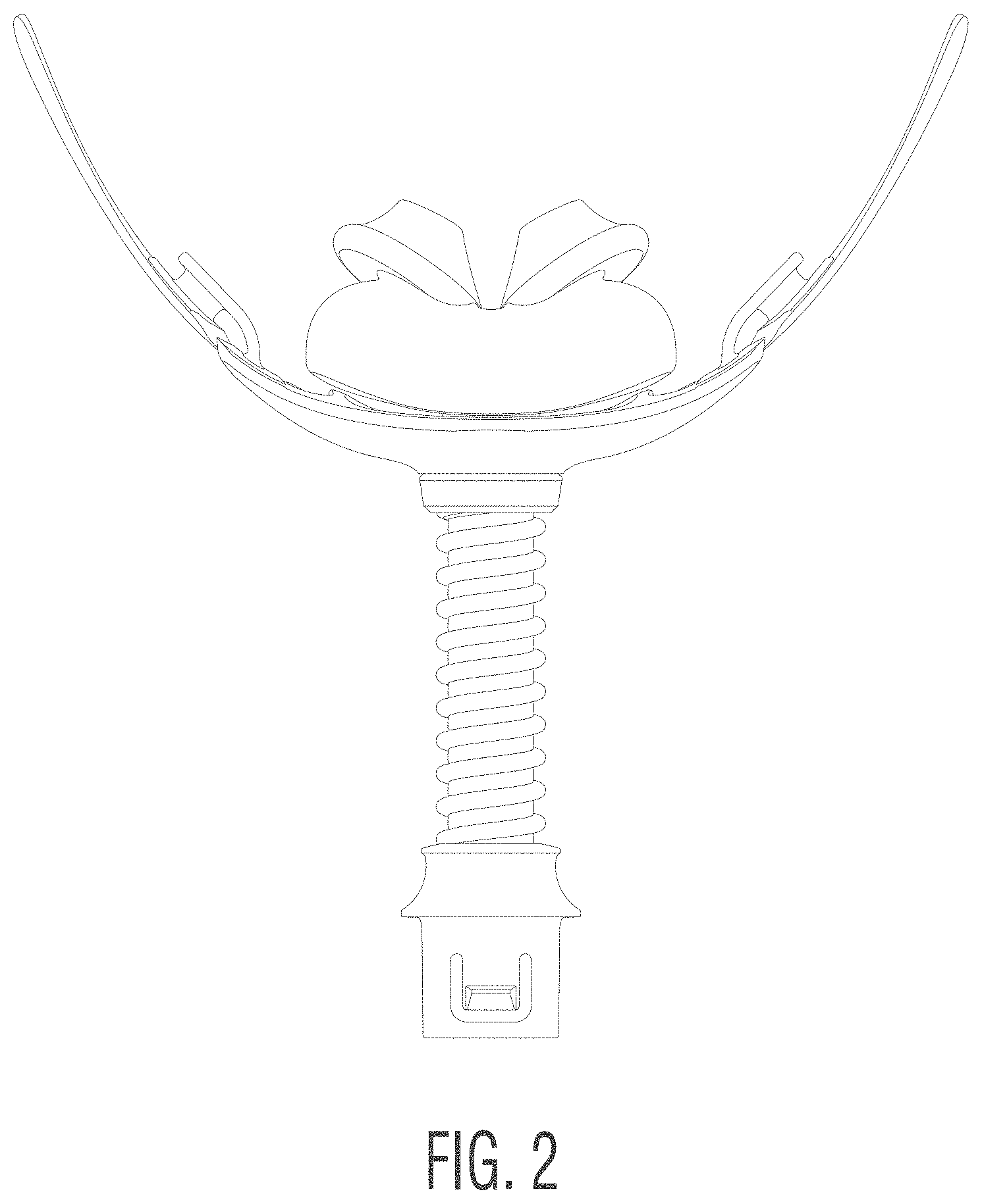 Patent USD1002000 Figure 2 – Nasal mask and tube in combination