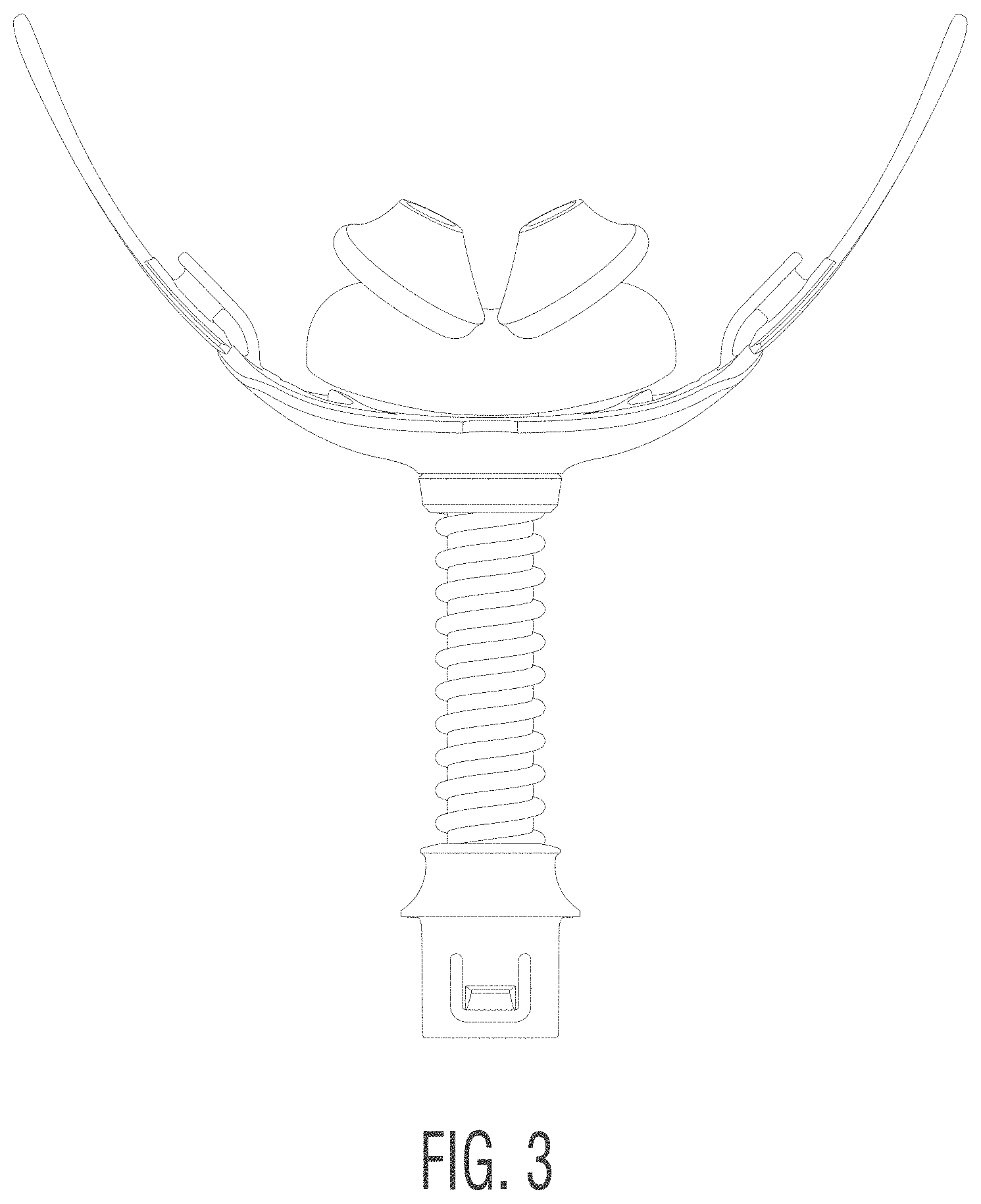 Patent USD1002000 Figure 3 – Nasal mask and tube in combination