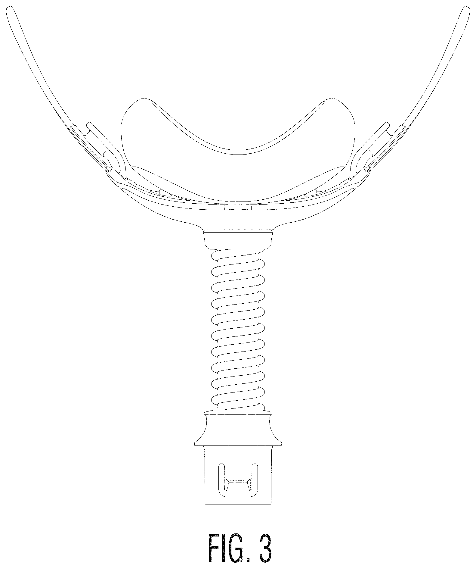 Patent USD1002001 Figure 3 – Nasal mask and tube in combination