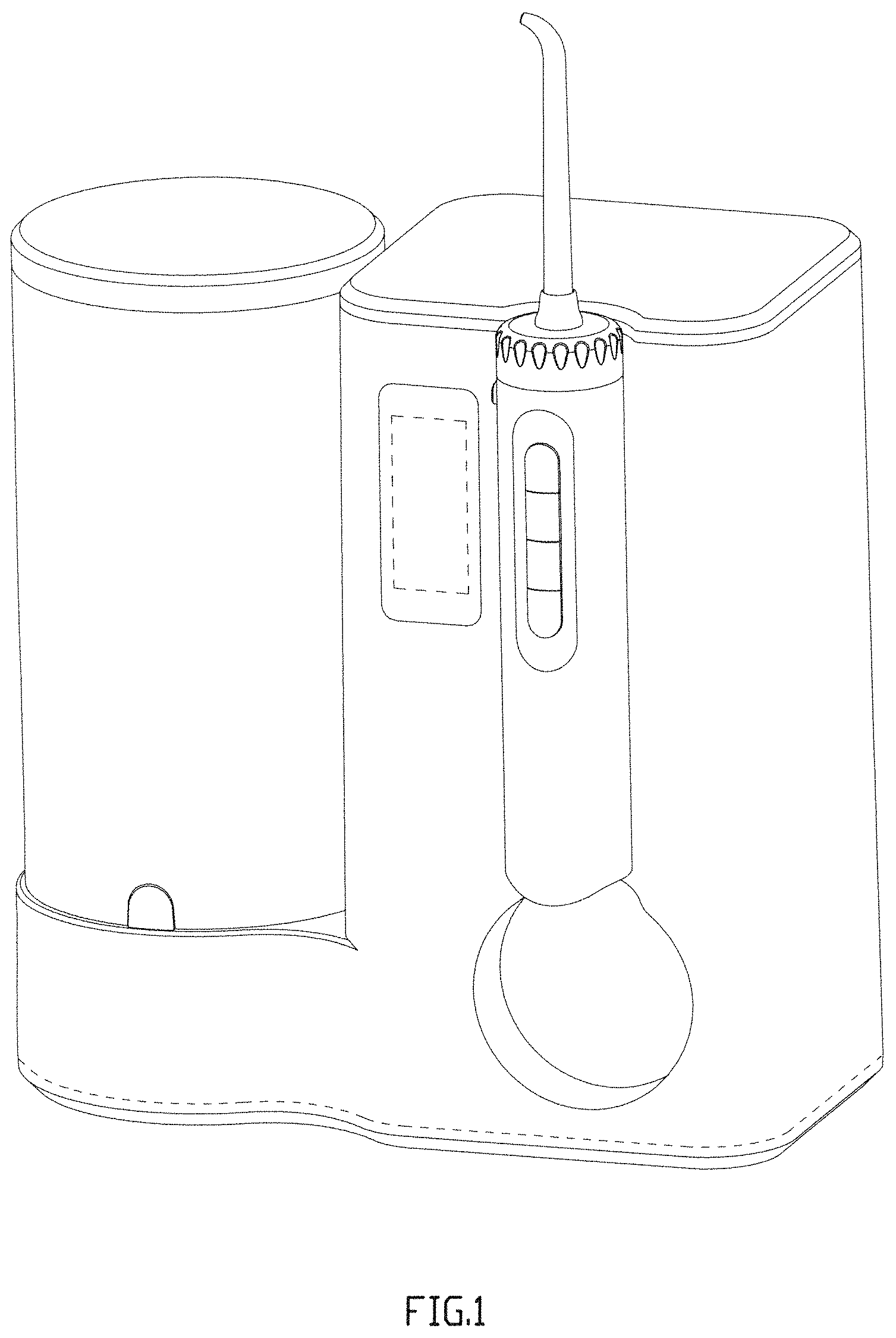 Patent USD1002002 Figure 1 – Oral irrigator