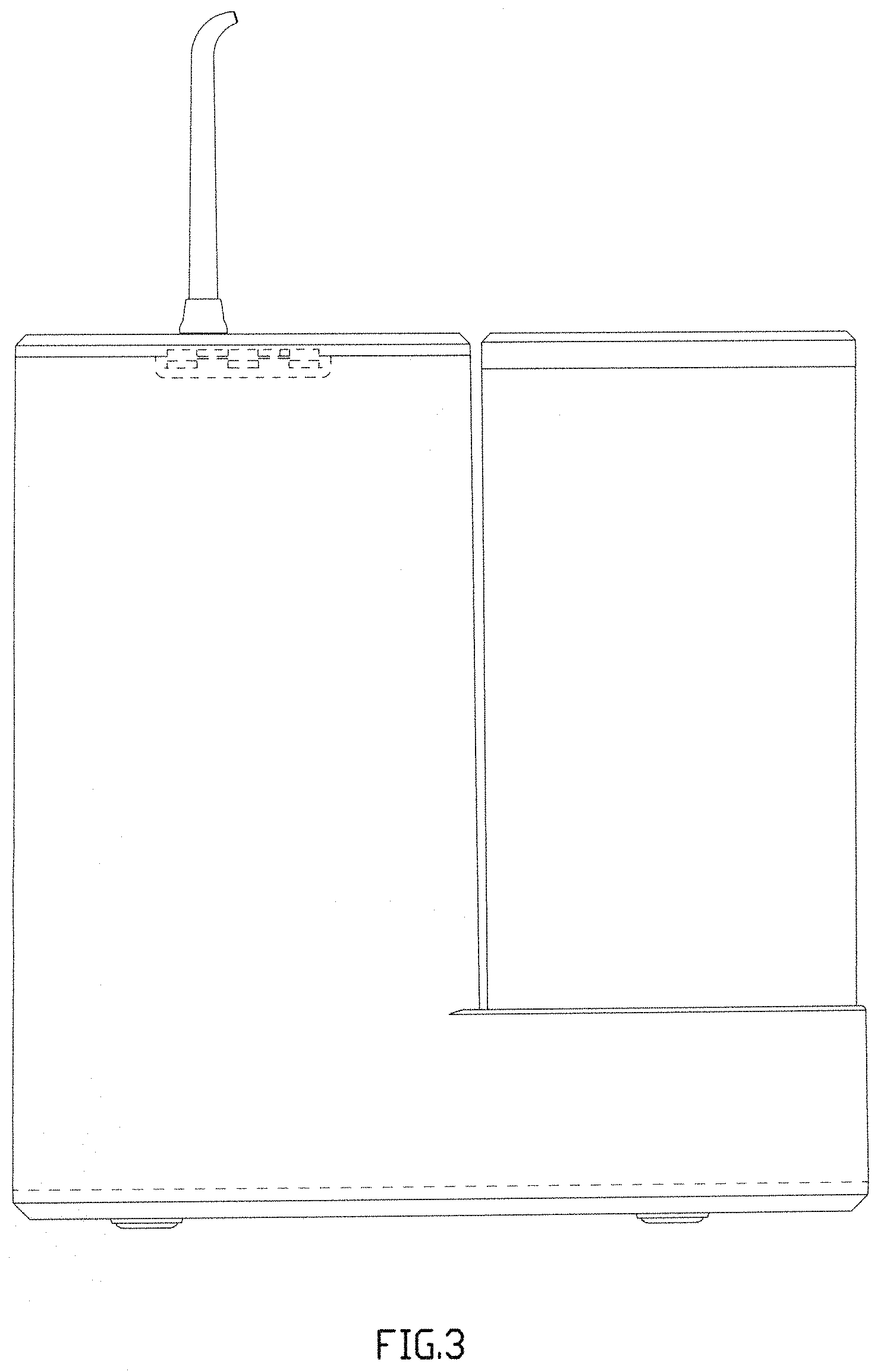 Patent USD1002002 Figure 3 – Oral irrigator