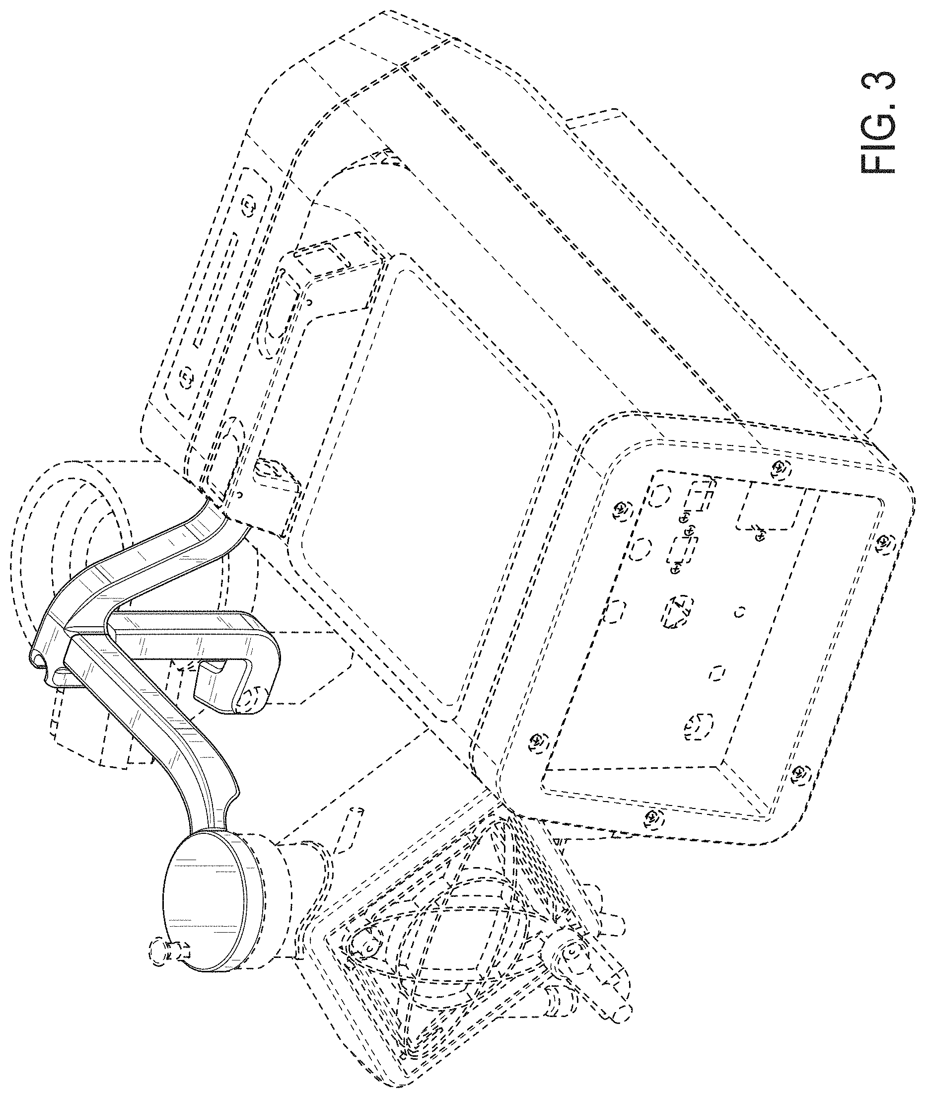 Patent USD1002014 Figure 3 – Universal holder system