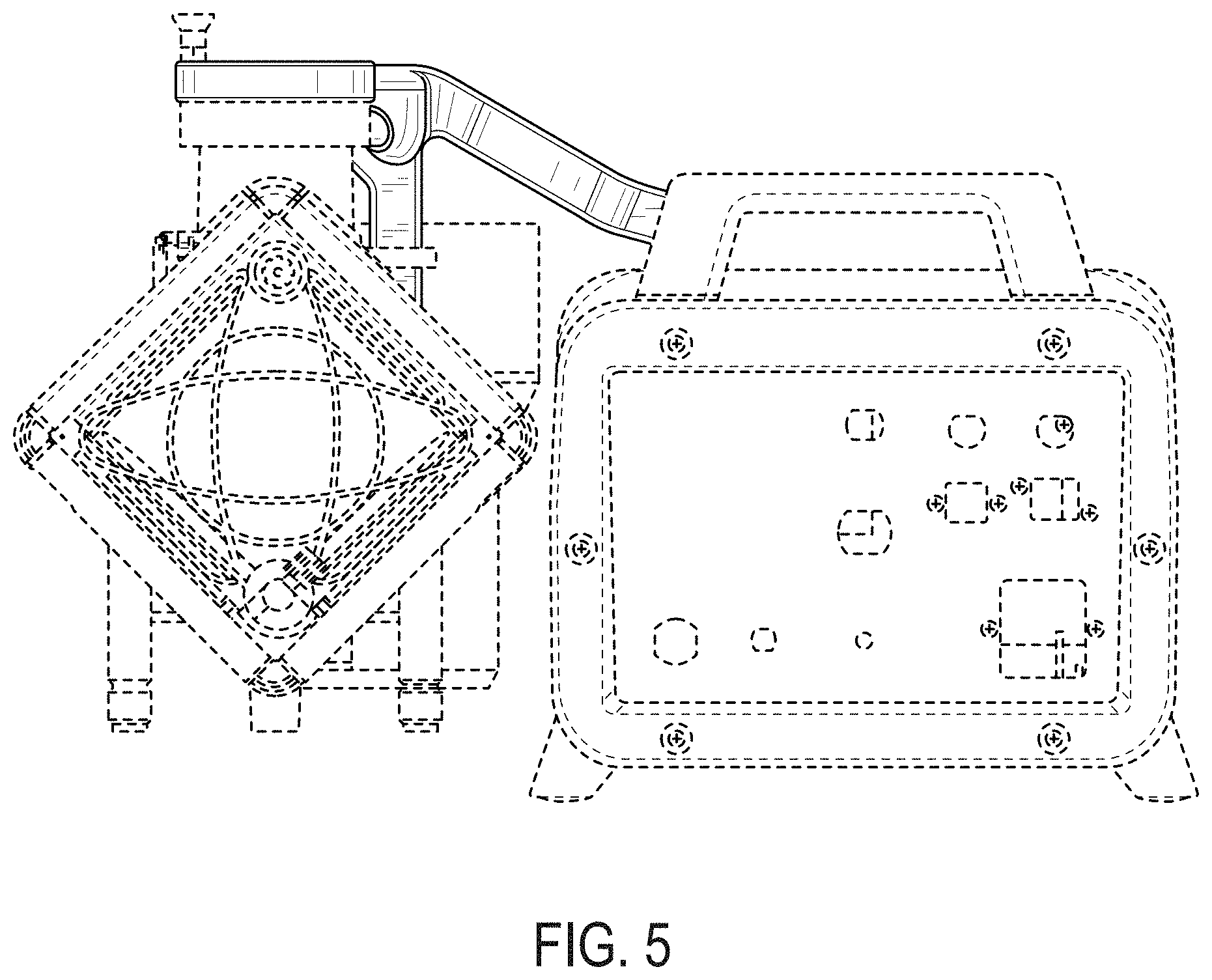 Patent USD1002014 Figure 5 – Universal holder system