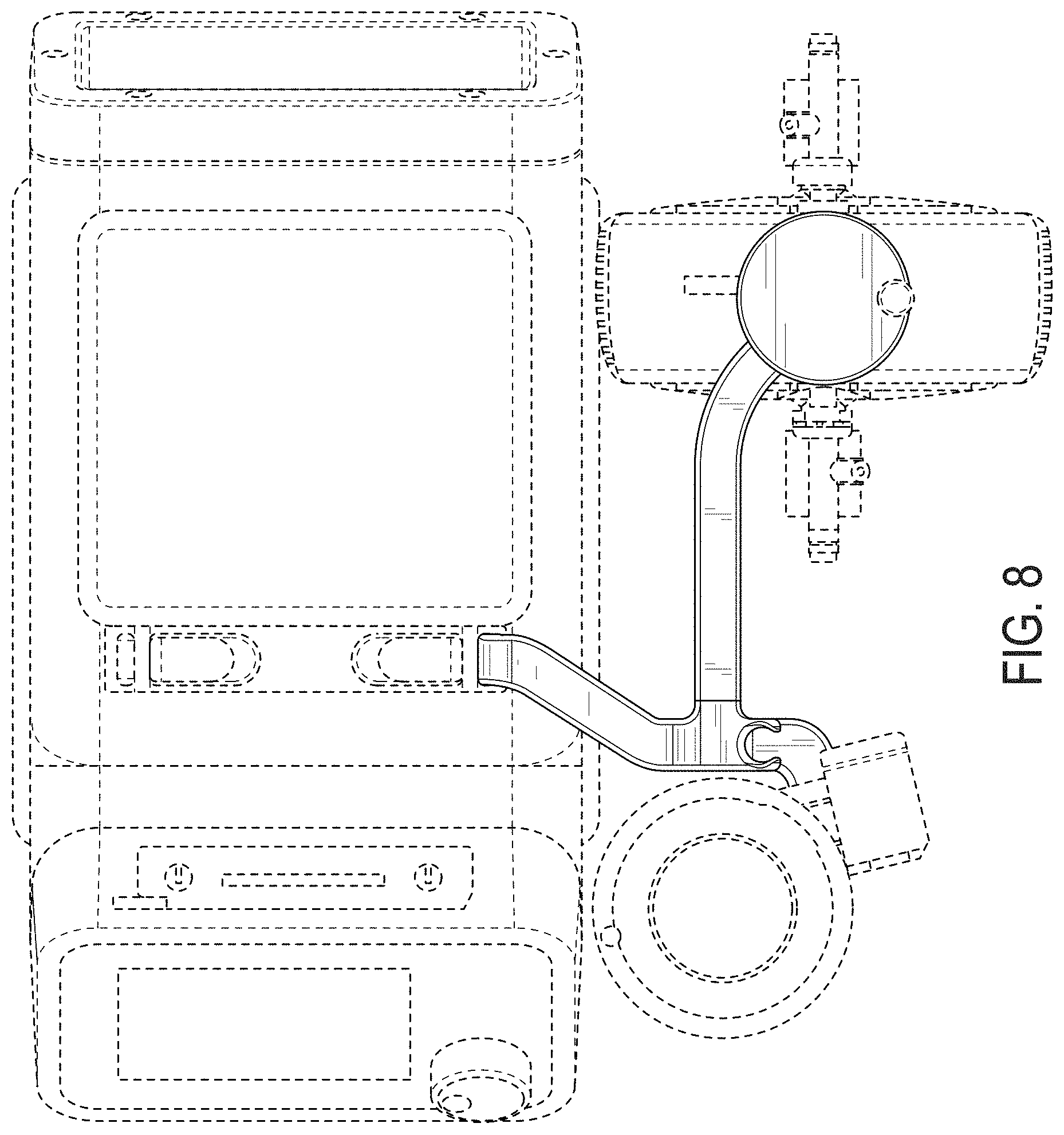 Patent USD1002014 Figure 8 – Universal holder system