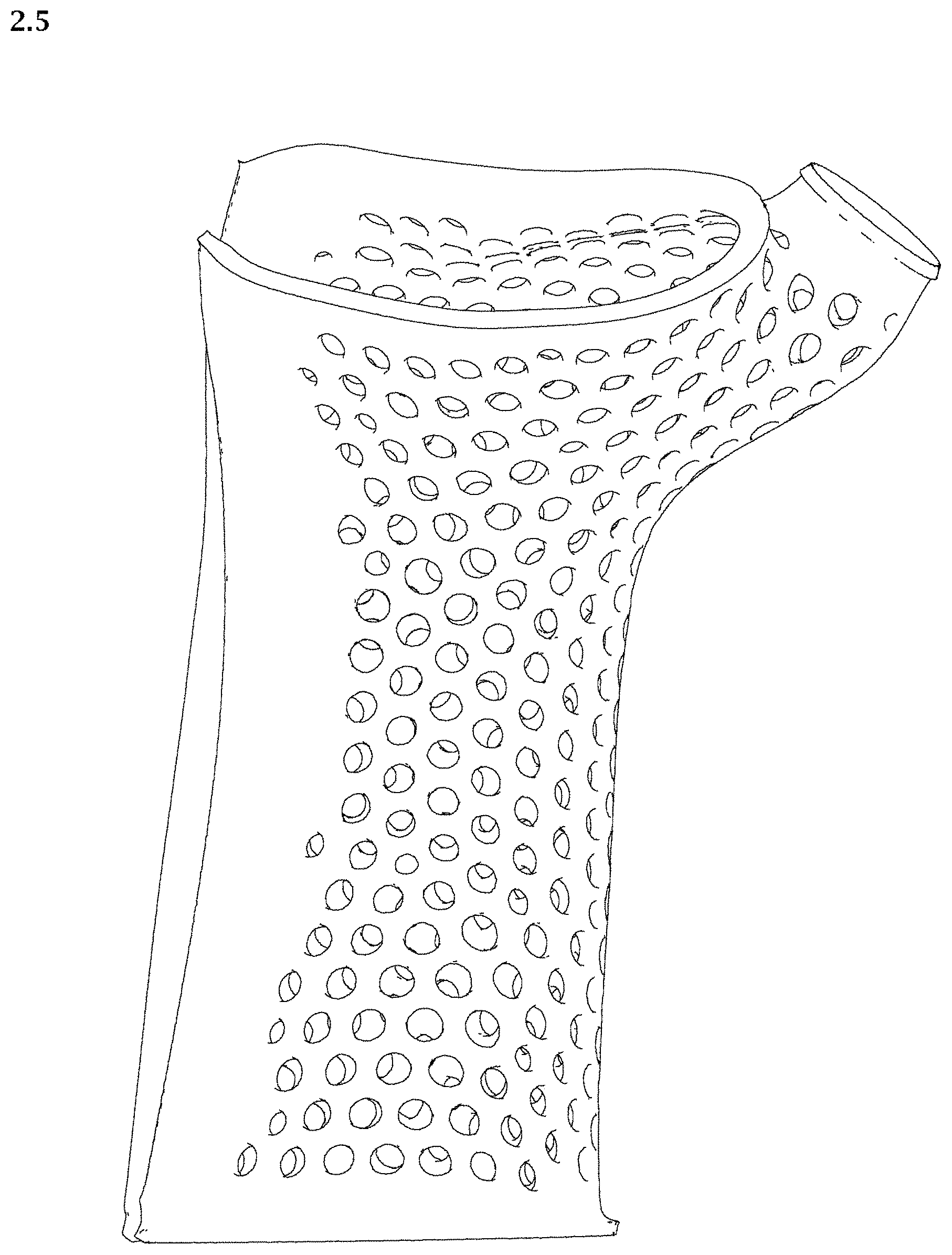 Patent USD1002021 Figure 5 – Wrist and thumb splint