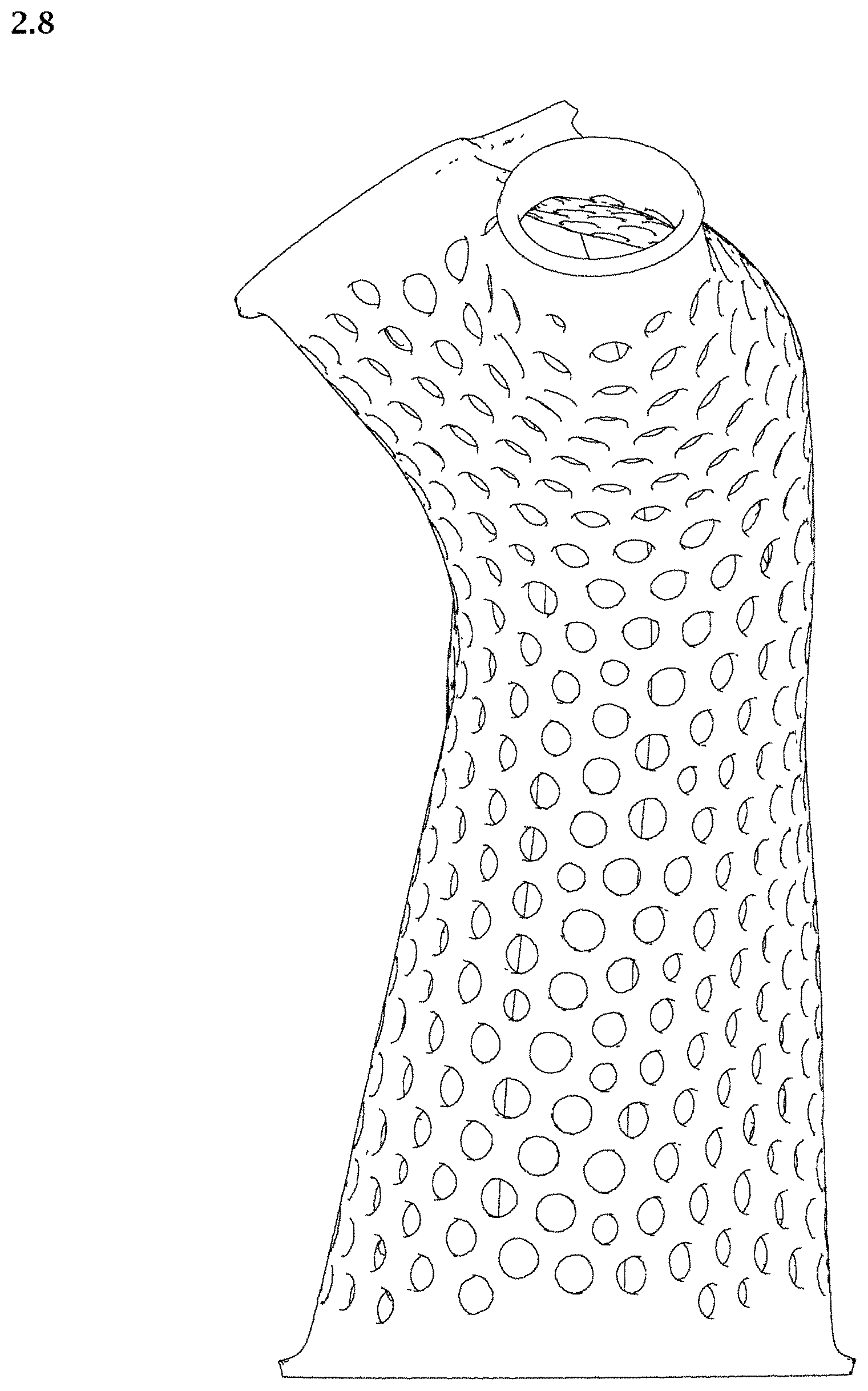 Patent USD1002021 Figure 8 – Wrist and thumb splint