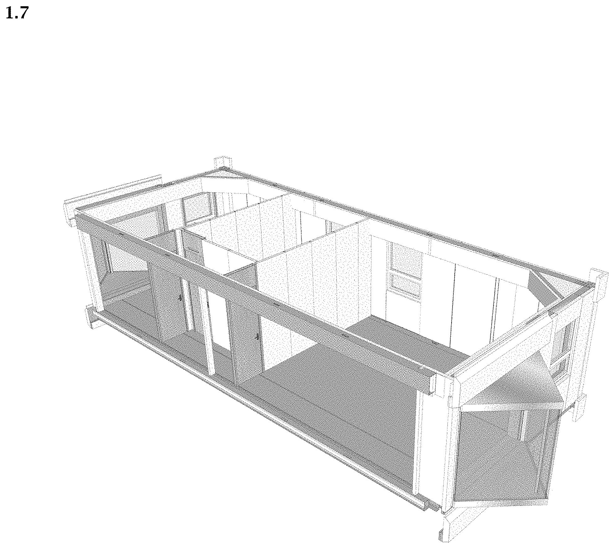 Patent USD1002029 Figure 7 – Modular building