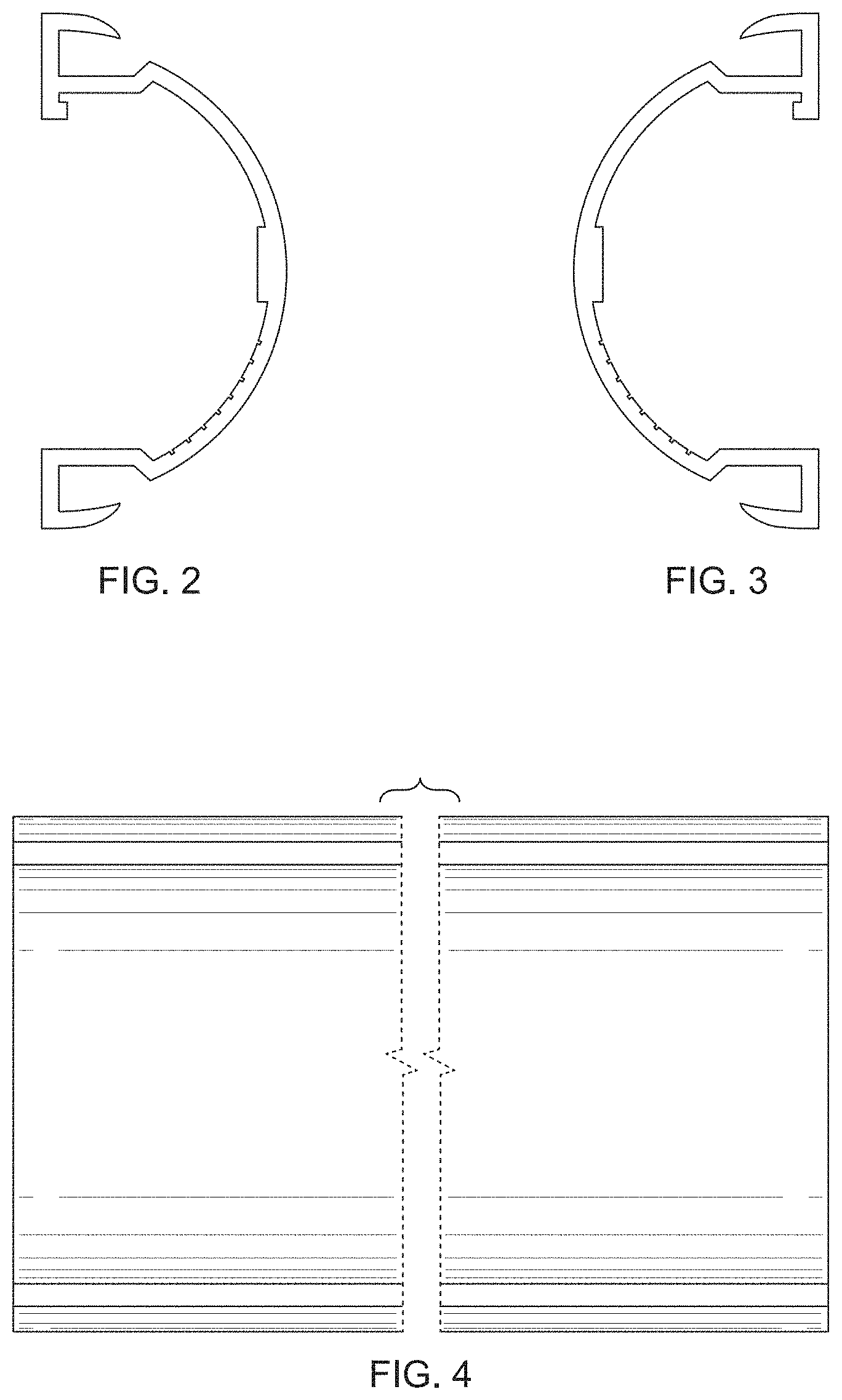 Patent USD1002033 Figure 2 – Stair nosing