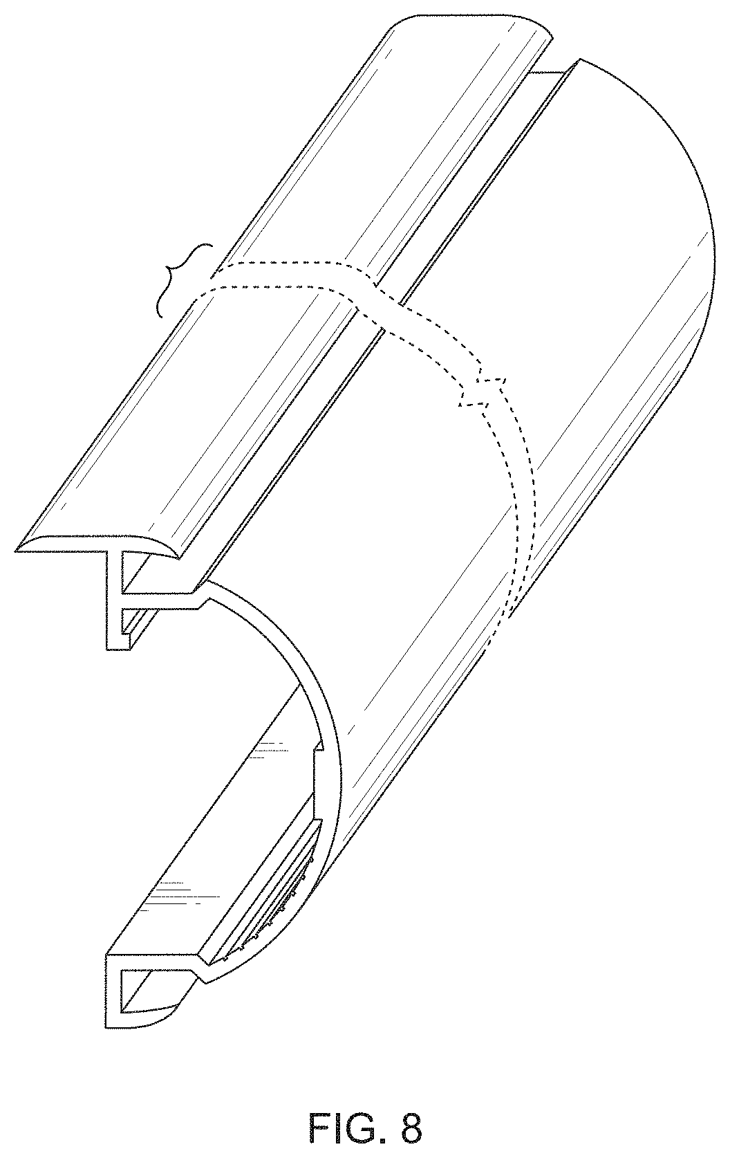 Patent USD1002033 Figure 4 – Stair nosing