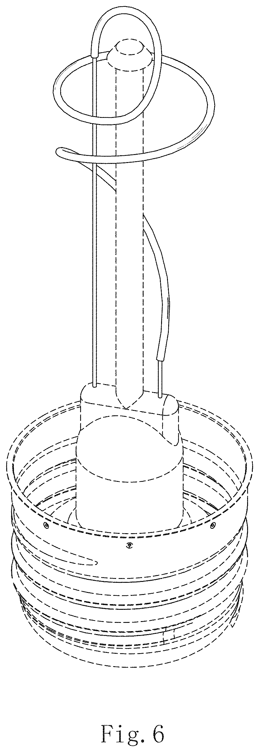 Patent USD1002037 Figure 6 – Filament lamp