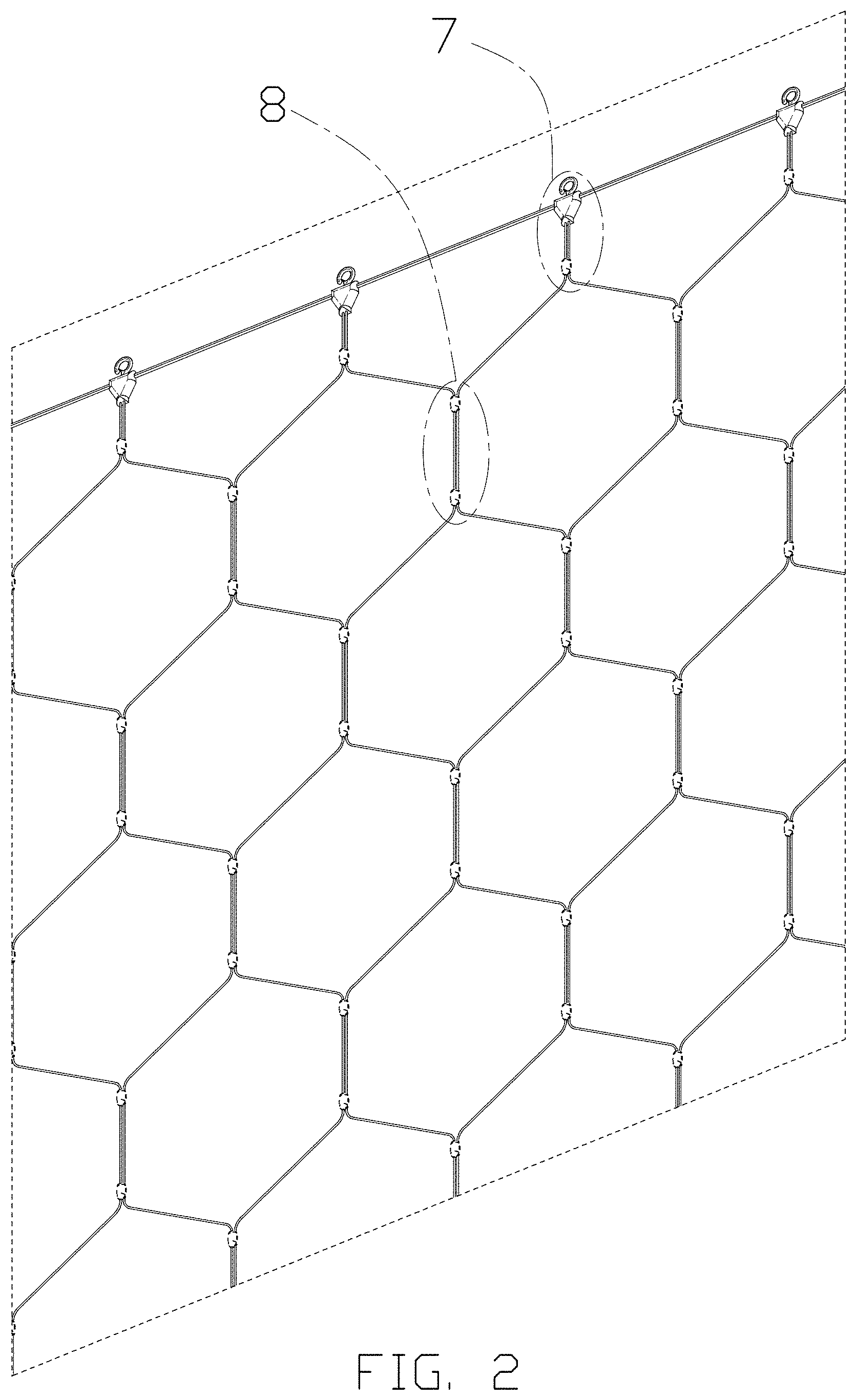 Patent USD1002039 Figure 2 – Net light