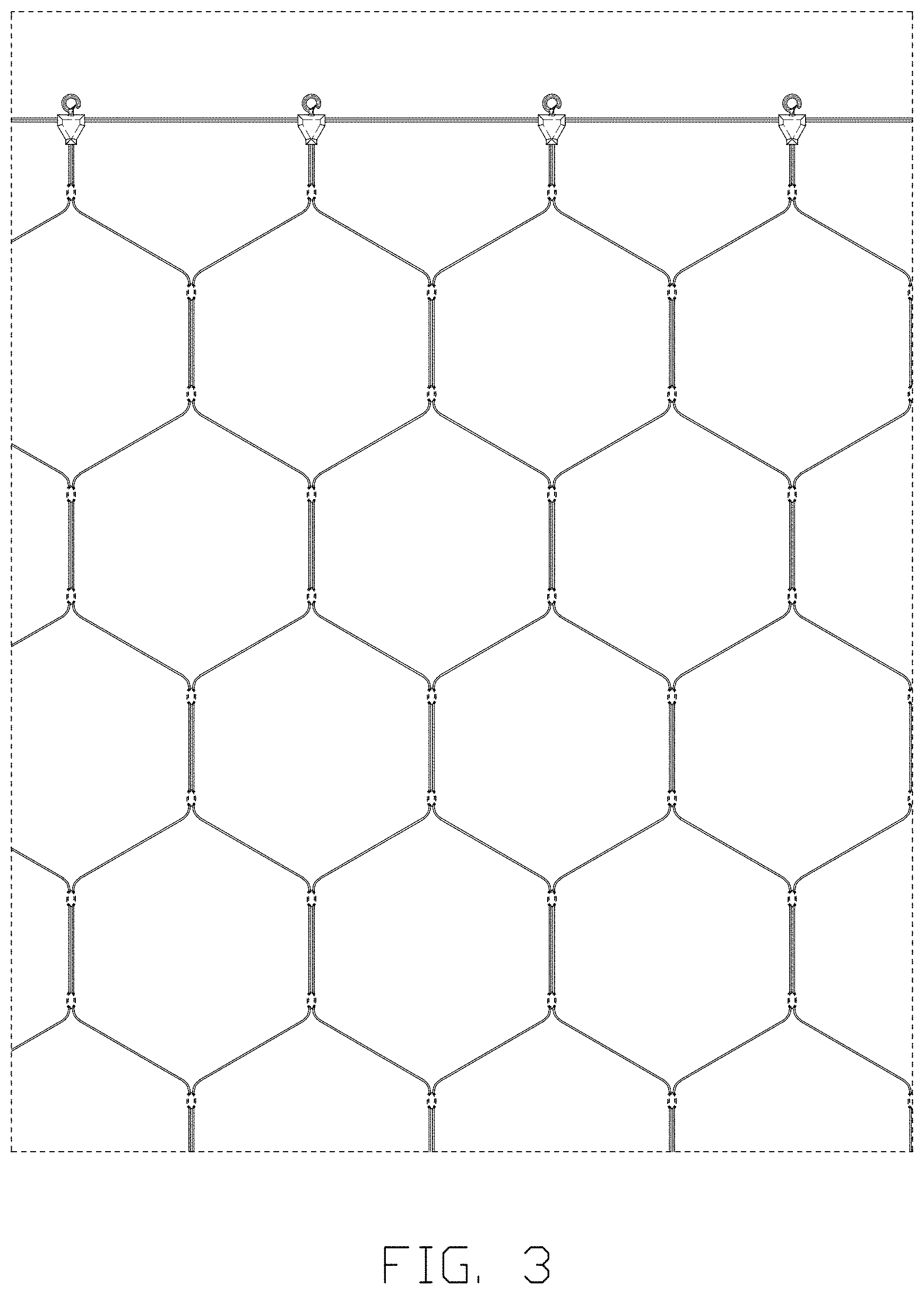 Patent USD1002039 Figure 3 – Net light