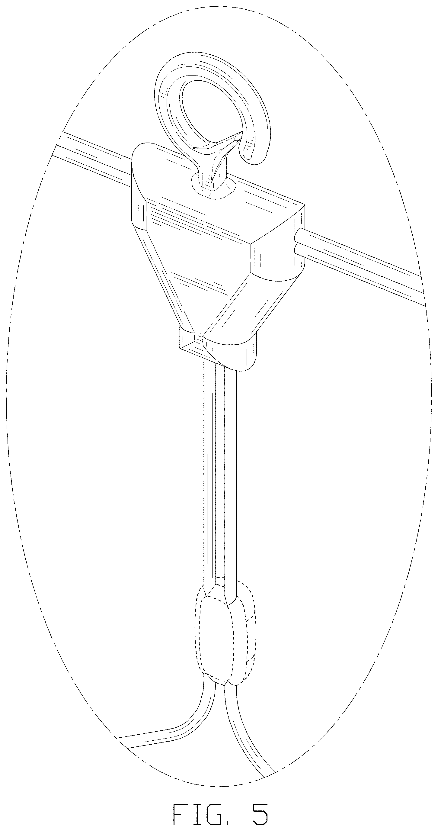 Patent USD1002039 Figure 5 – Net light