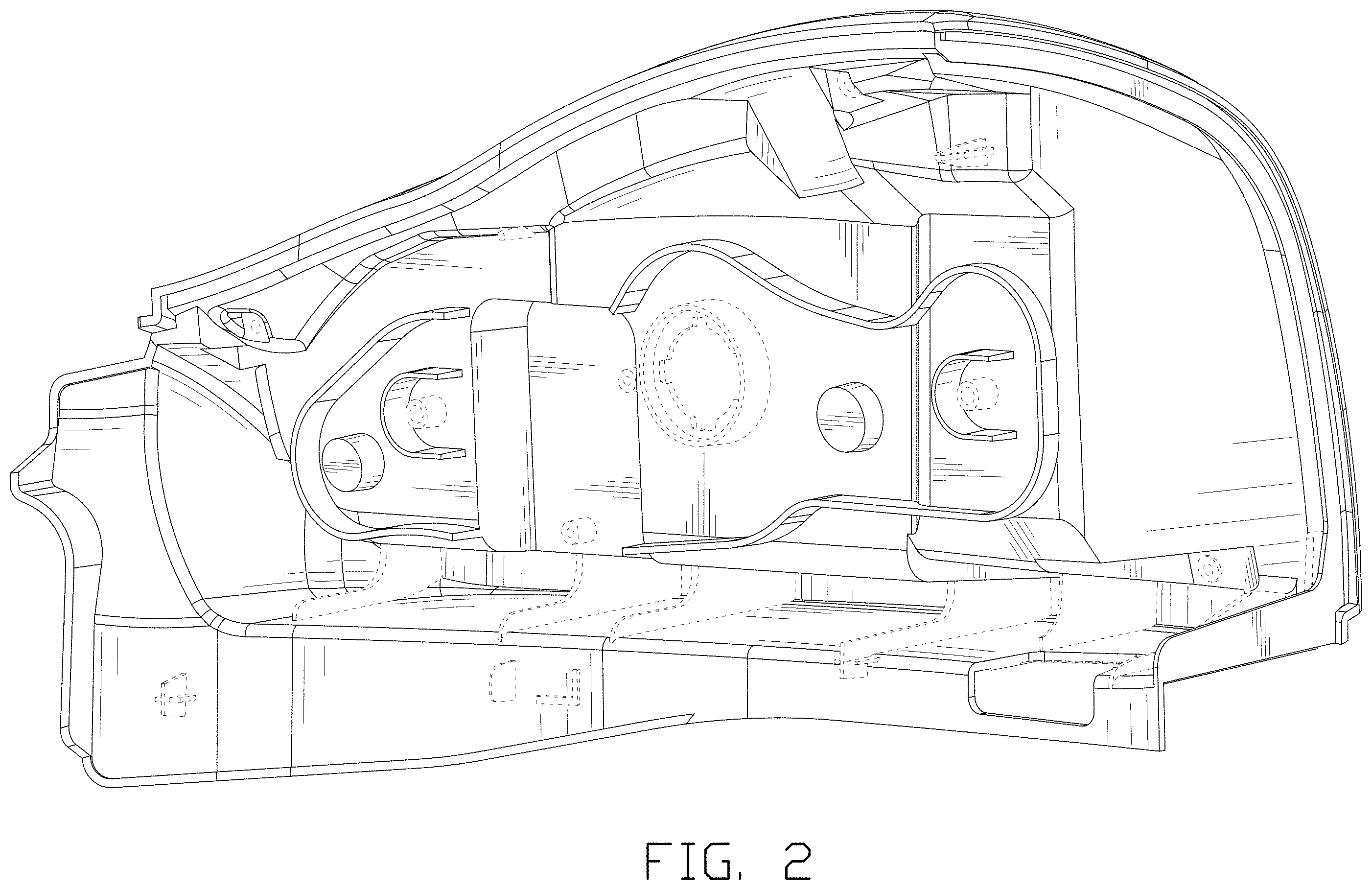 Patent USD1002043 Figure 2 – Taillight for a vehicle