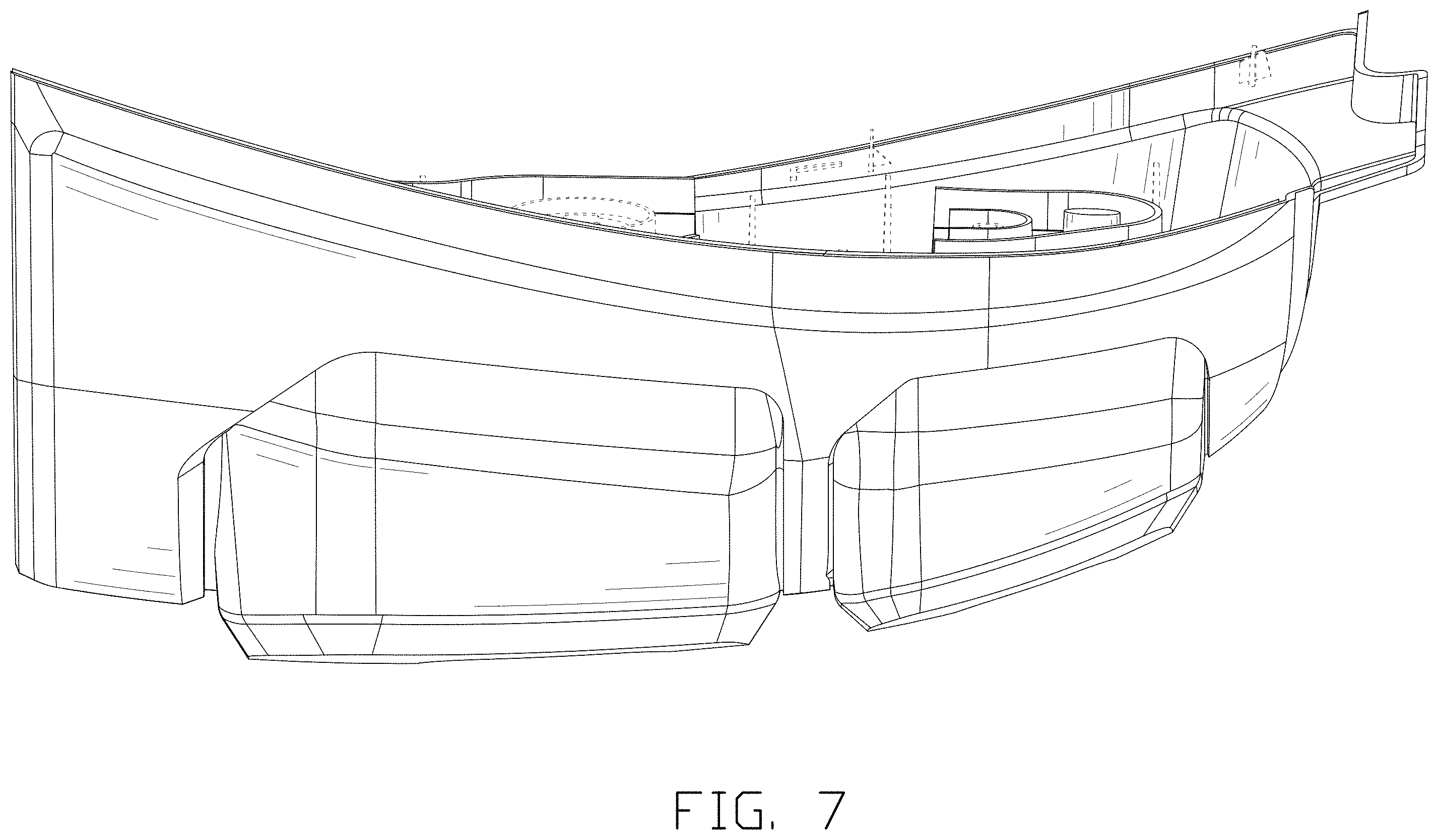 Patent USD1002043 Figure 7 – Taillight for a vehicle