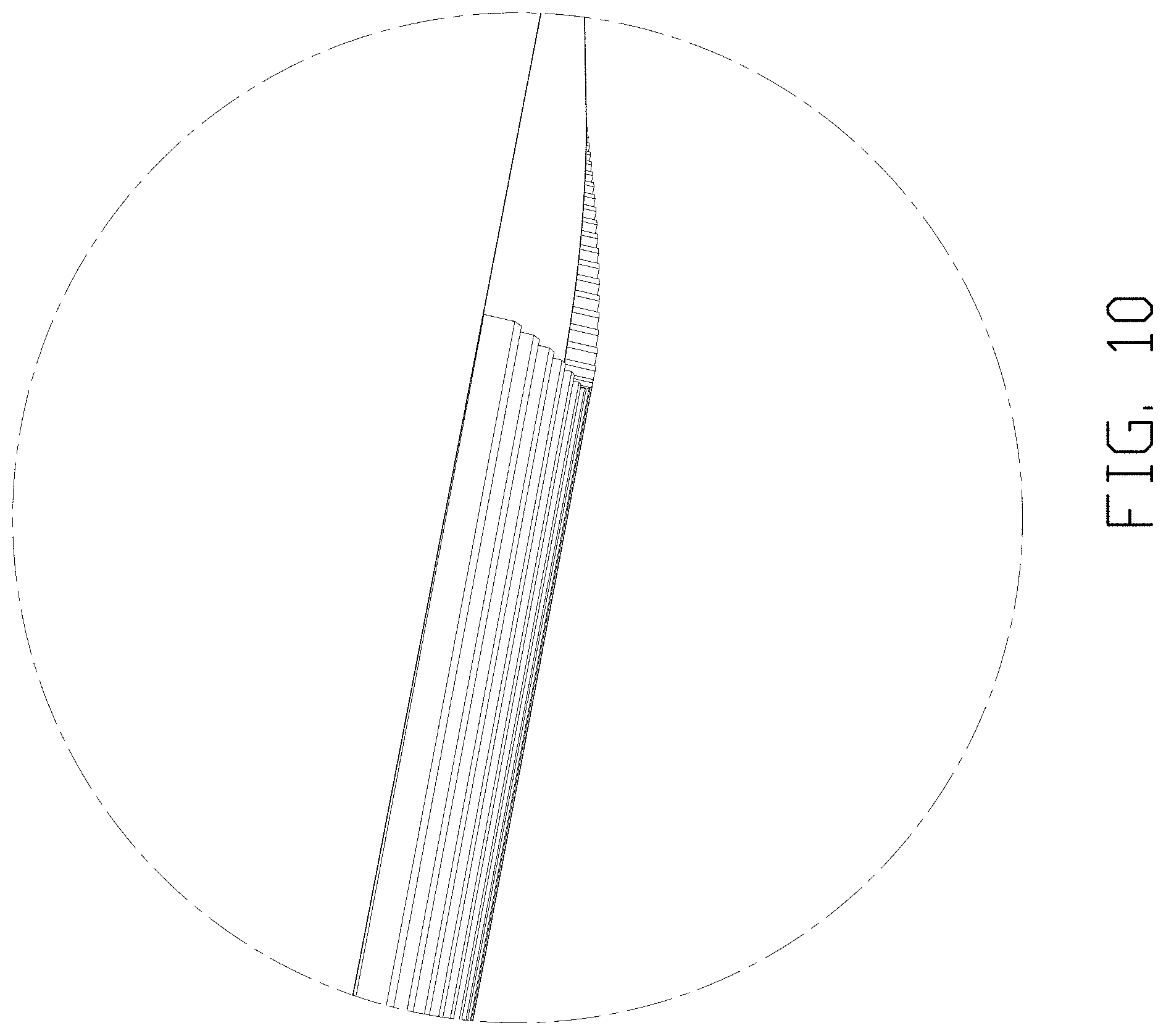 Patent USD1002043 Figure 10 – Taillight for a vehicle