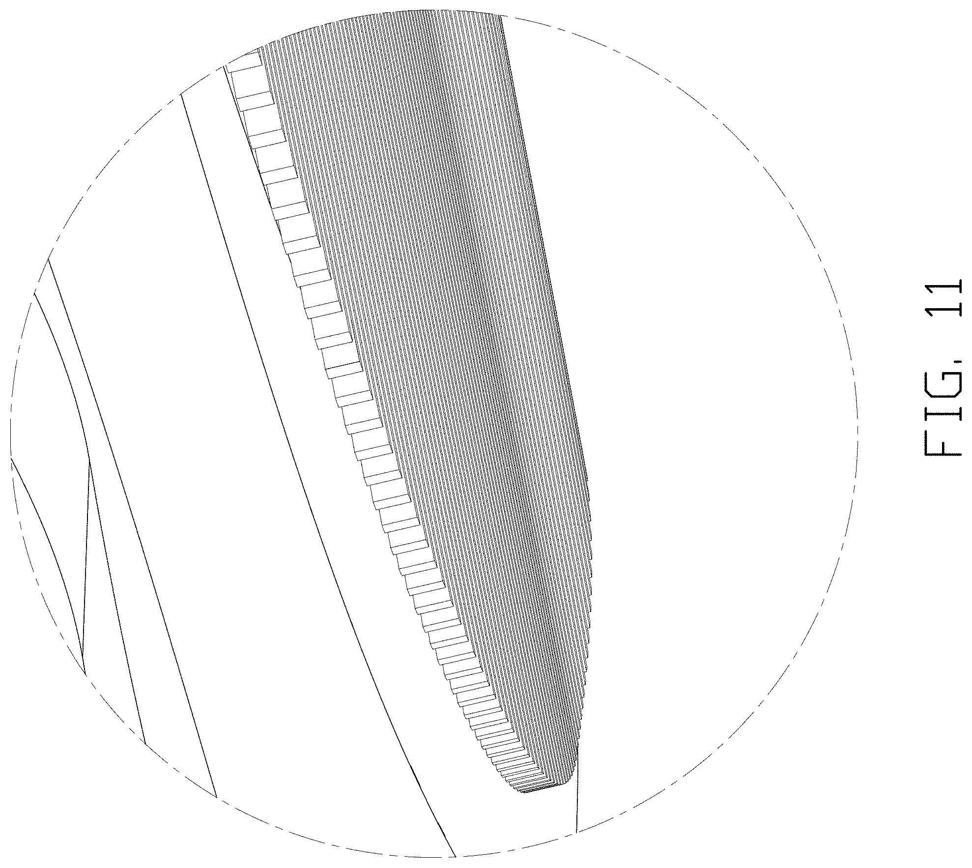 Patent USD1002043 Figure 11 – Taillight for a vehicle