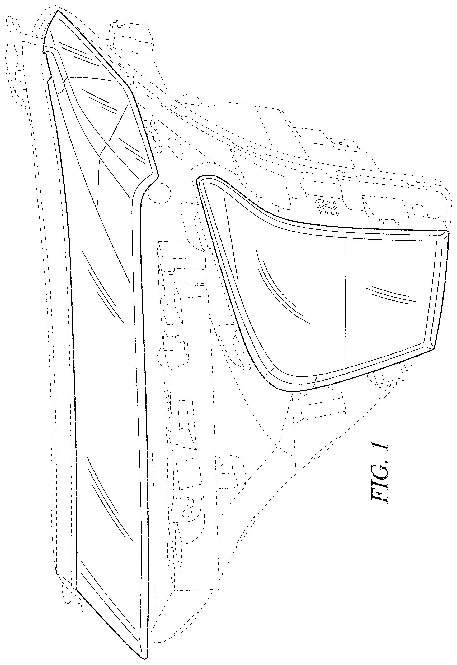 Patent USD1002044 Figure 1 – Vehicle headlamp