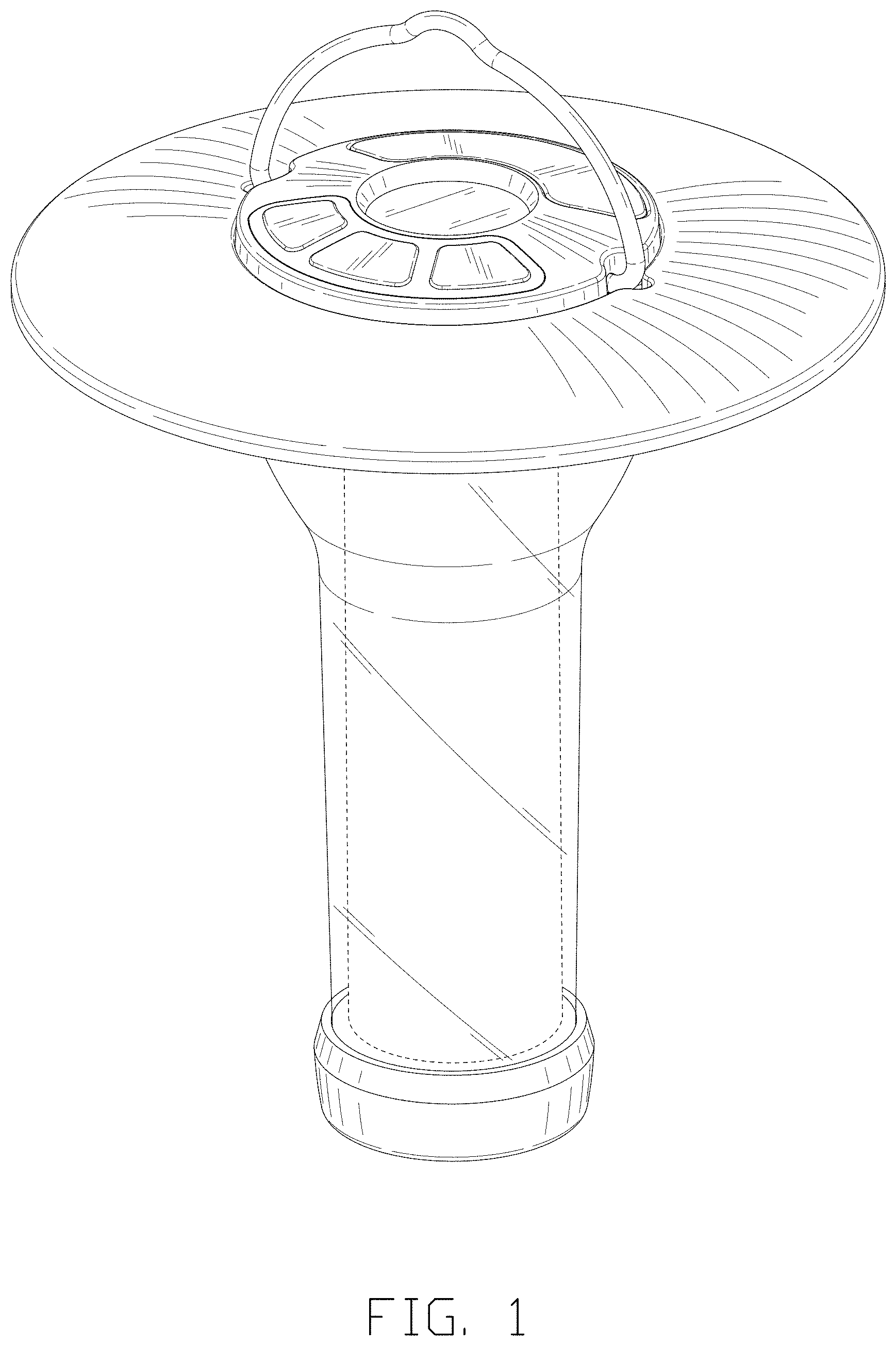Patent USD1002046 Figure 1 – Camping lamp