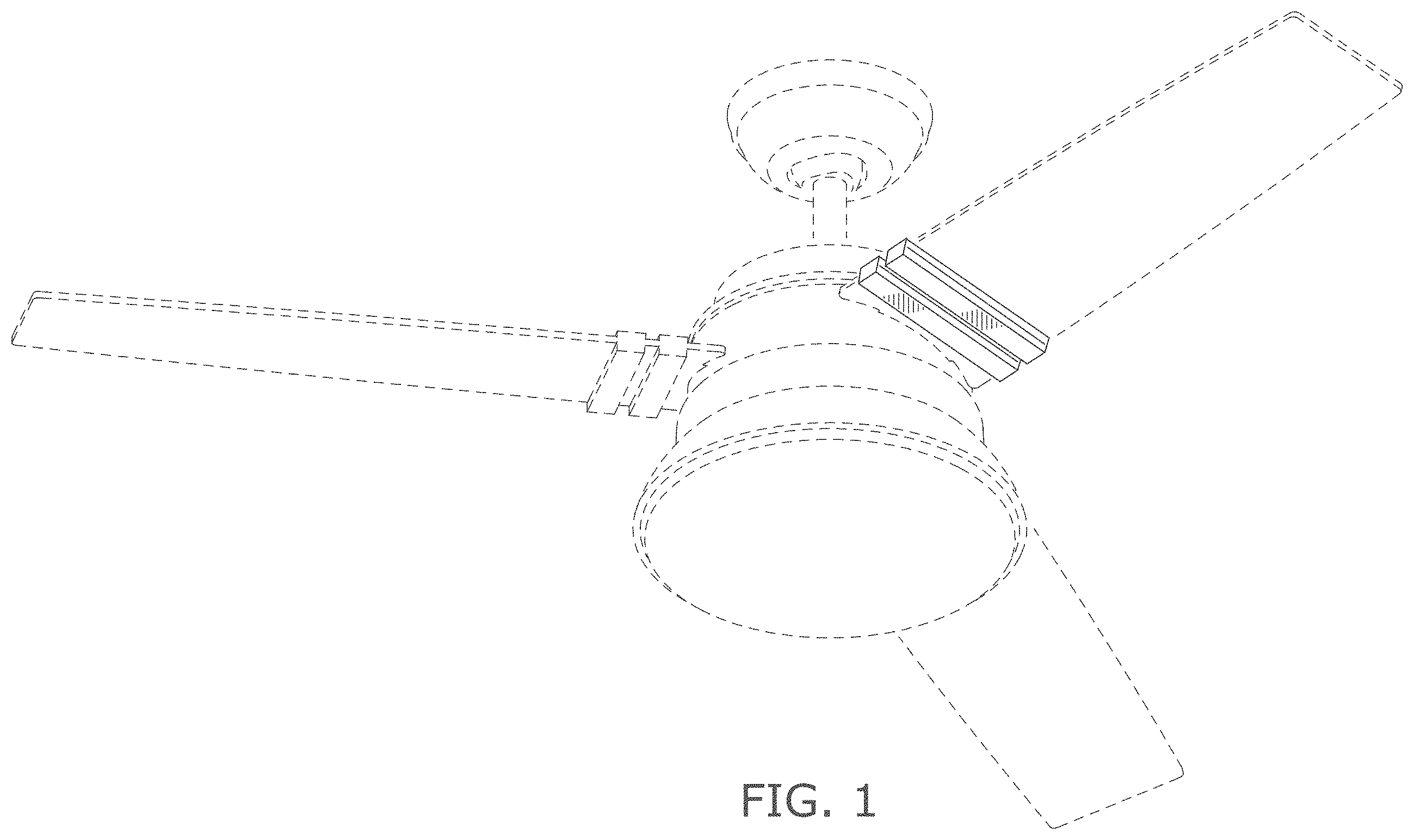 Patent USD1002047 — Ceiling fan blade iron — Figure 1