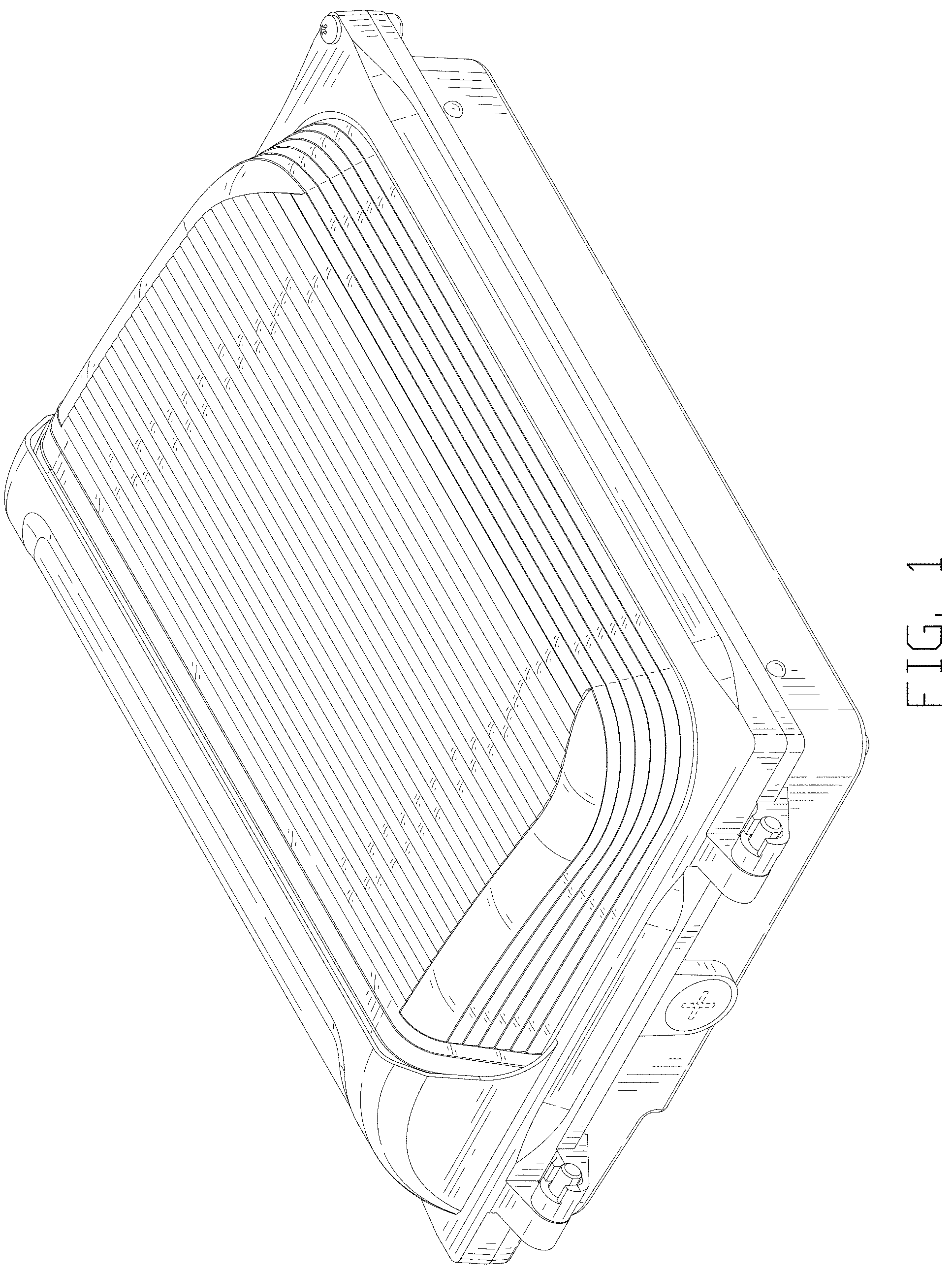 Patent USD1002053 Figure 1 – Outdoor wall lamp