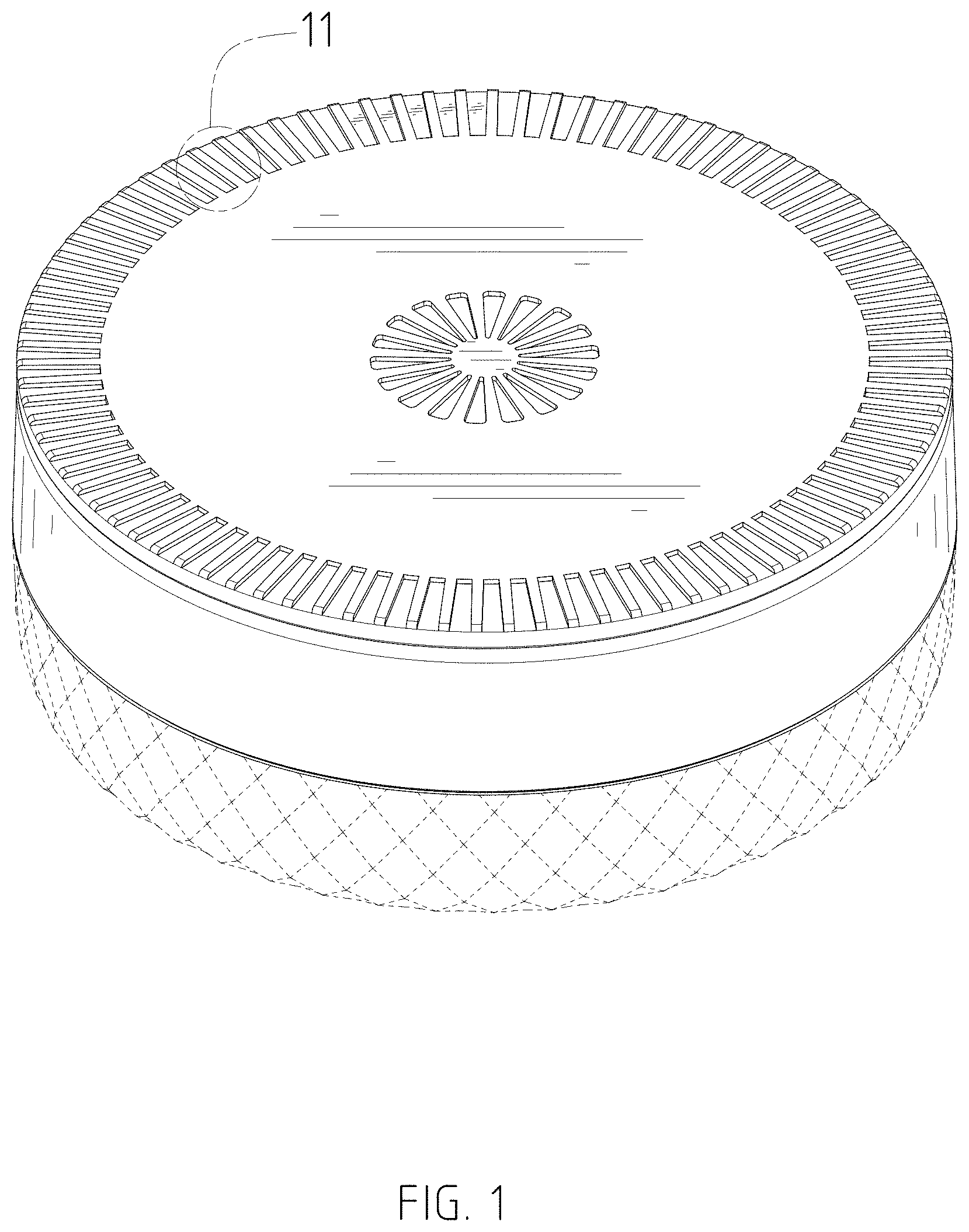 Patent USD1002054 Figure 1 – Swimming pool light