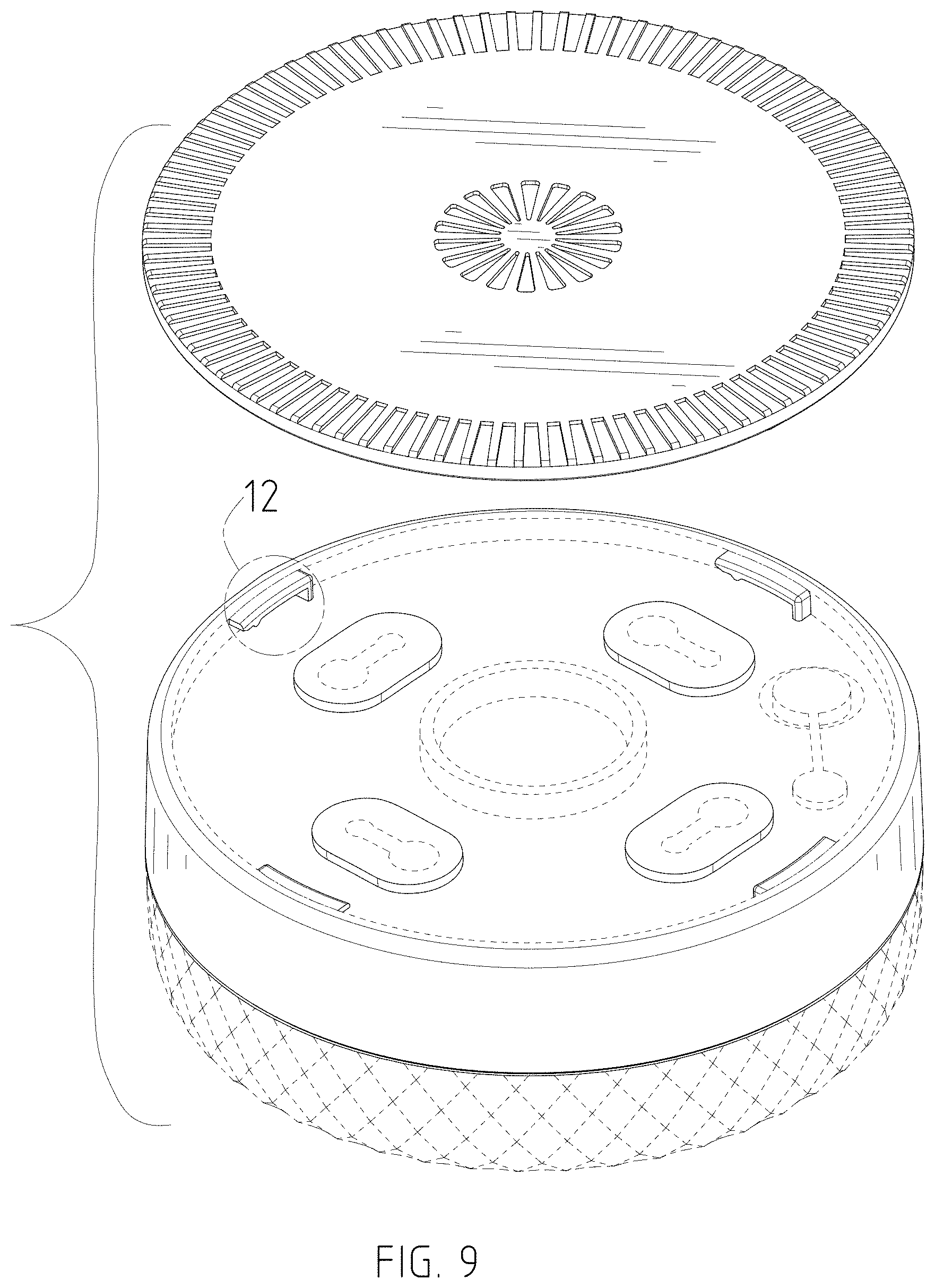 Patent USD1002054 Figure 9 – Swimming pool light