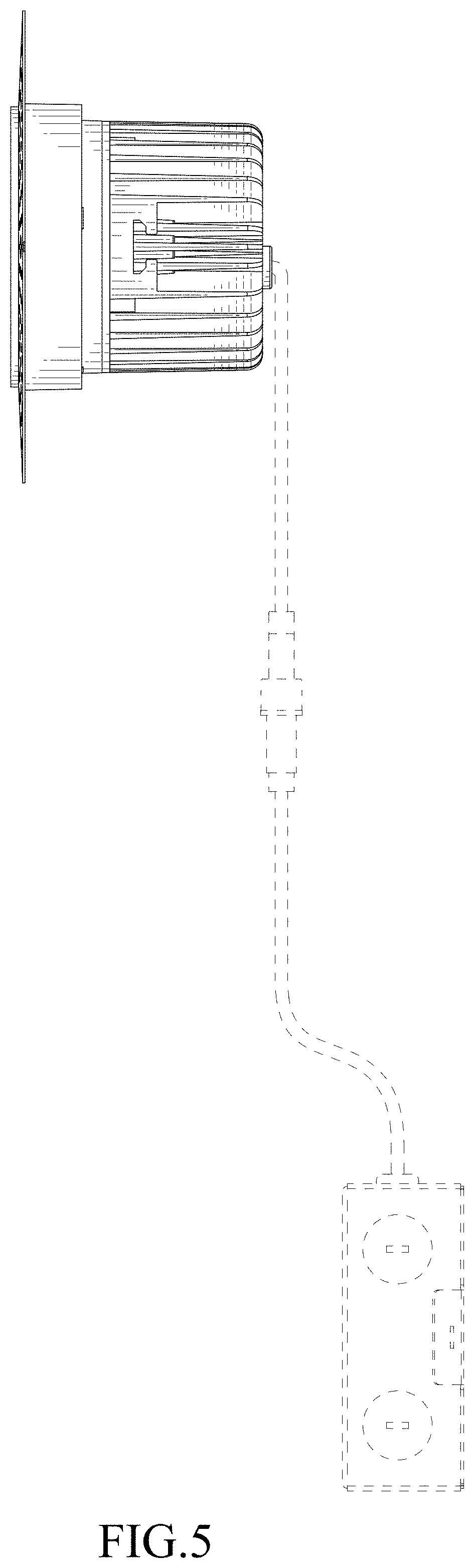 Patent USD1002057 Figure 5 – Down lamp