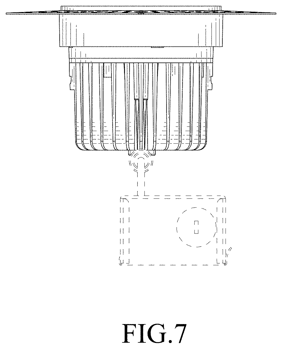 Patent USD1002057 Figure 7 – Down lamp