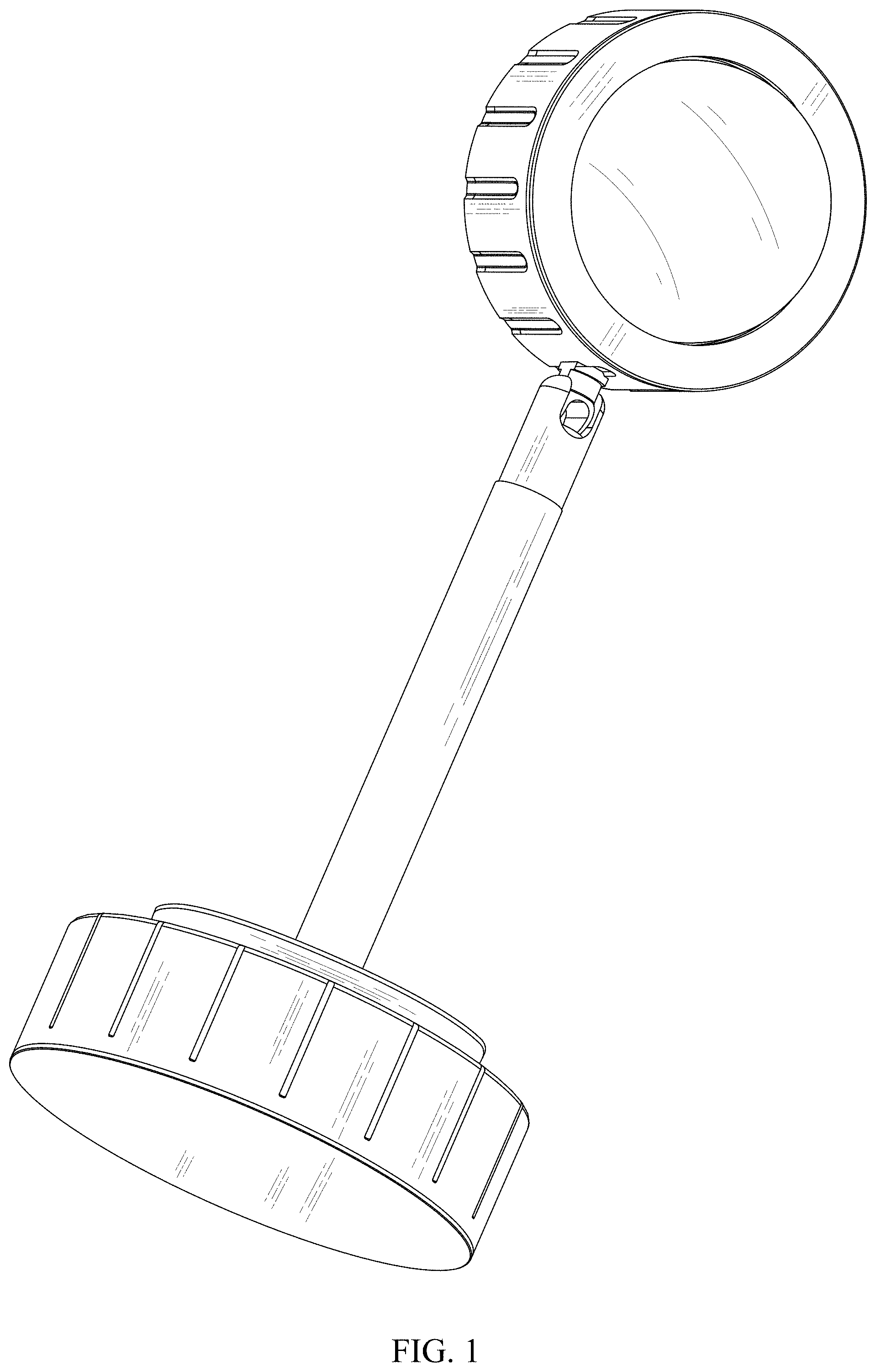 Patent USD1002059 Figure 1 – Projector lamp