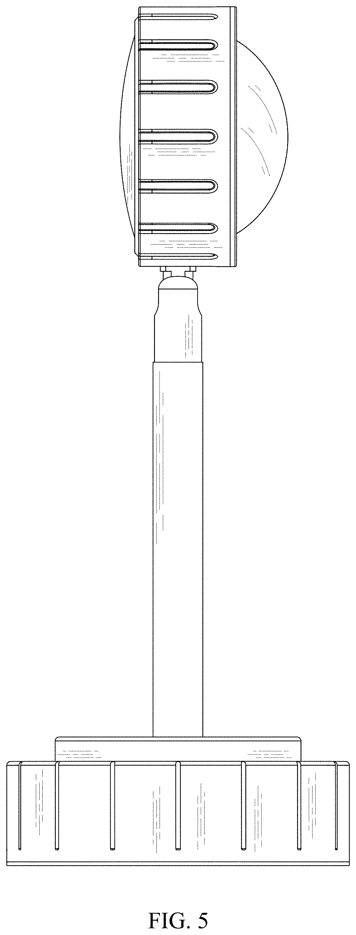 Patent USD1002059 Figure 5 – Projector lamp