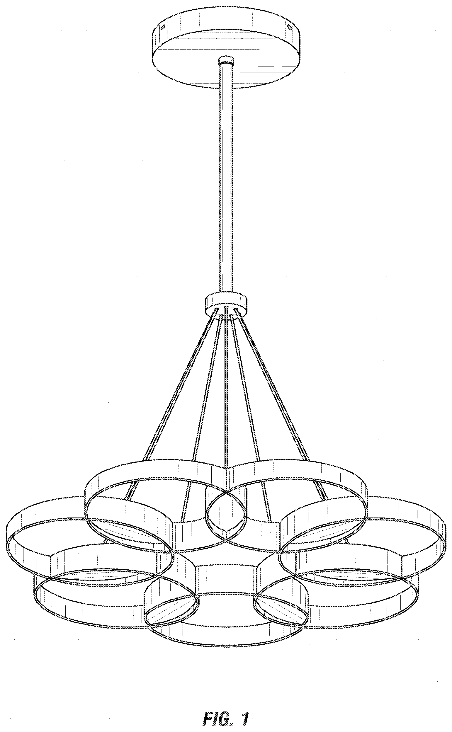 Patent USD1002061 Figure 1 – Light fixture