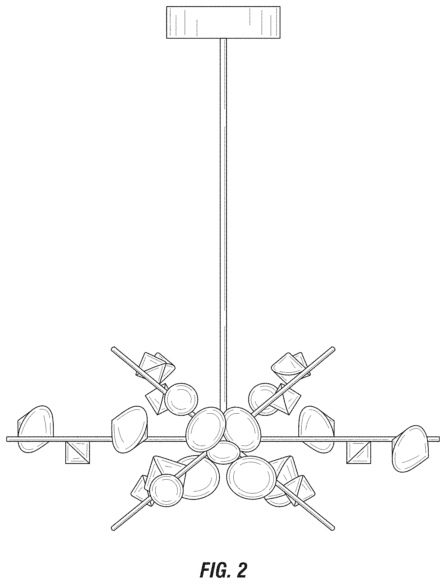 Patent USD1002062 Figure 2 – Light fixture