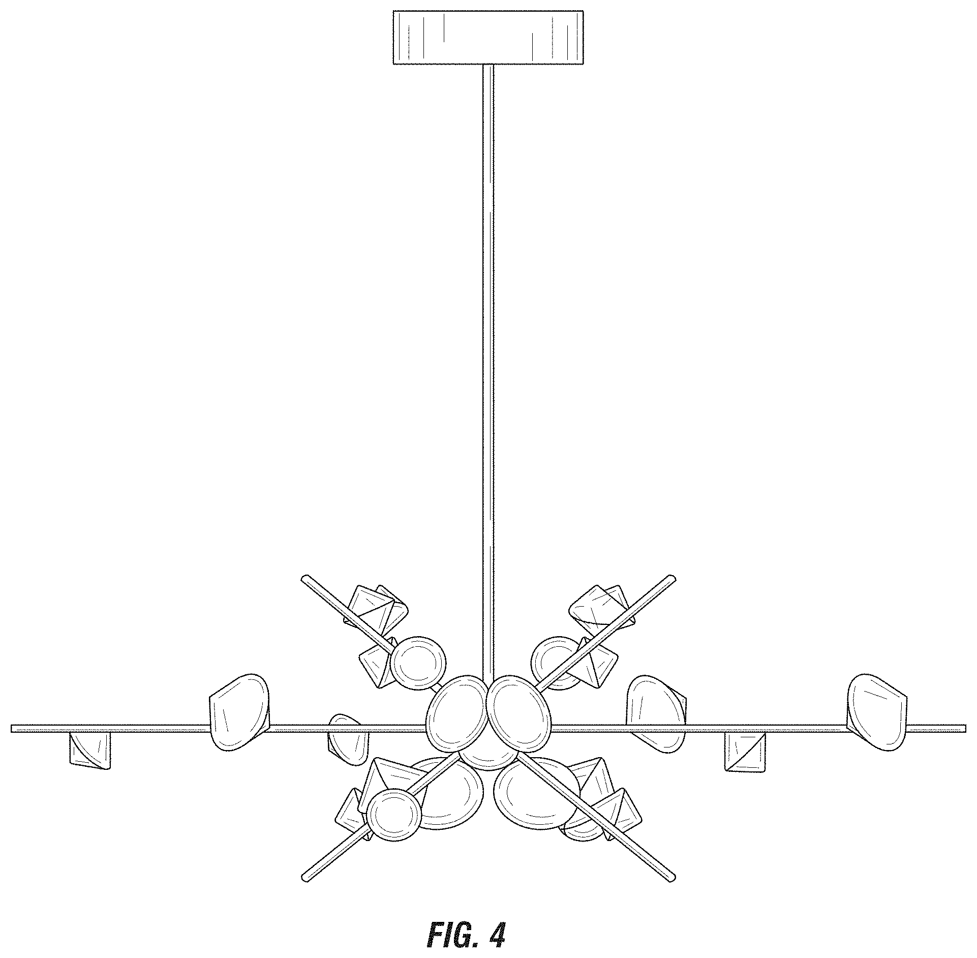 Patent USD1002062 Figure 4 – Light fixture