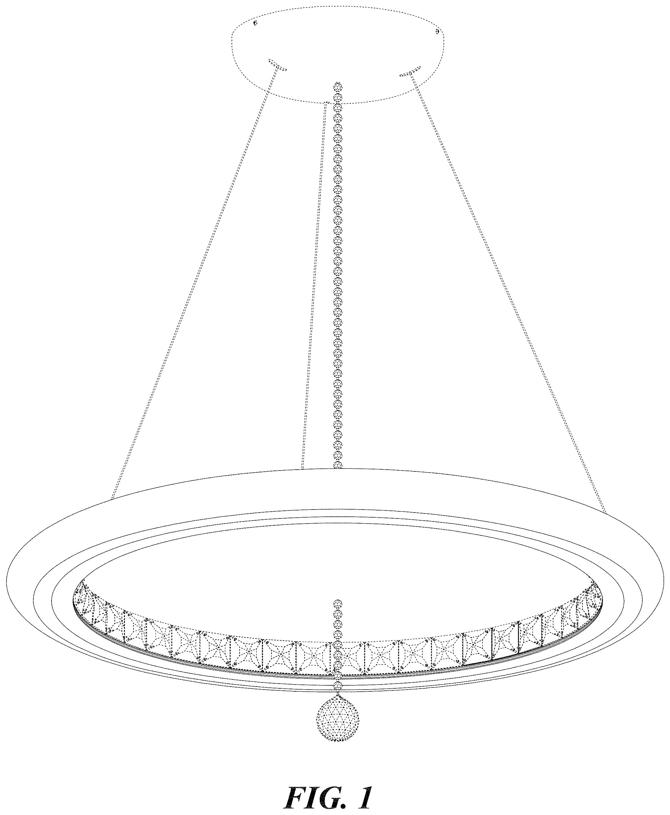 Patent USD1002064 Figure 1 – Light fixture