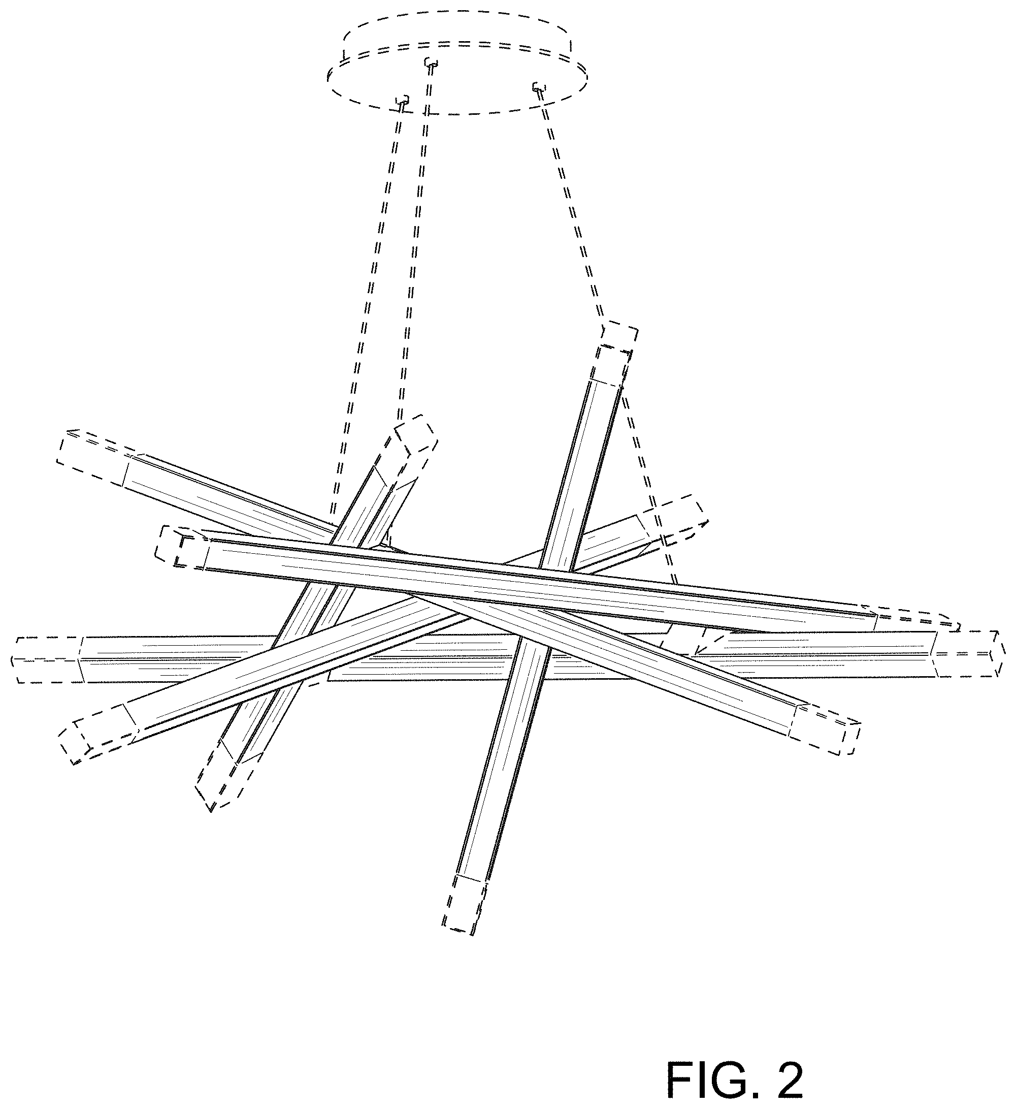 Patent USD1002067 Figure 2 – Lighting fixture