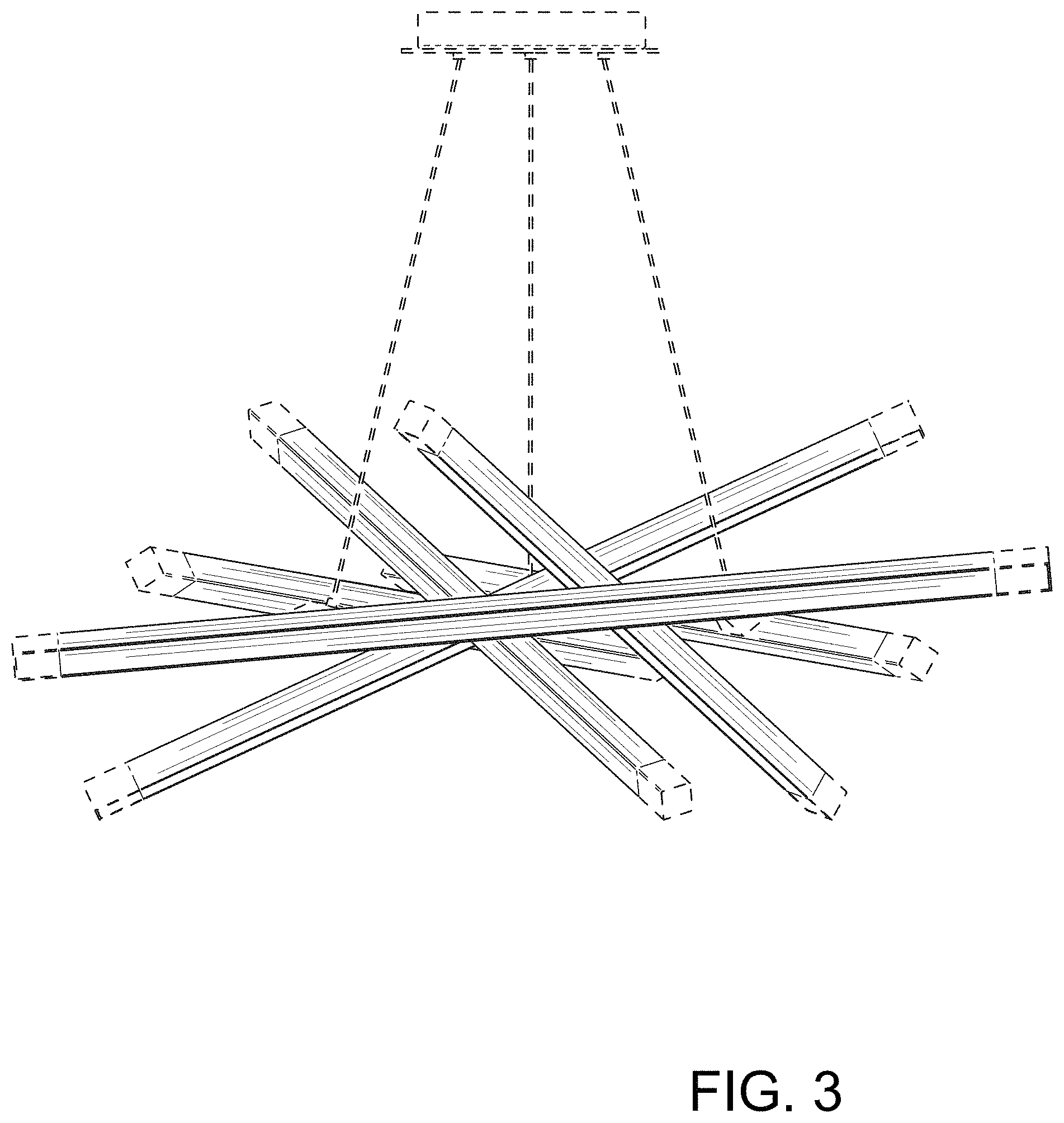 Patent USD1002067 Figure 3 – Lighting fixture