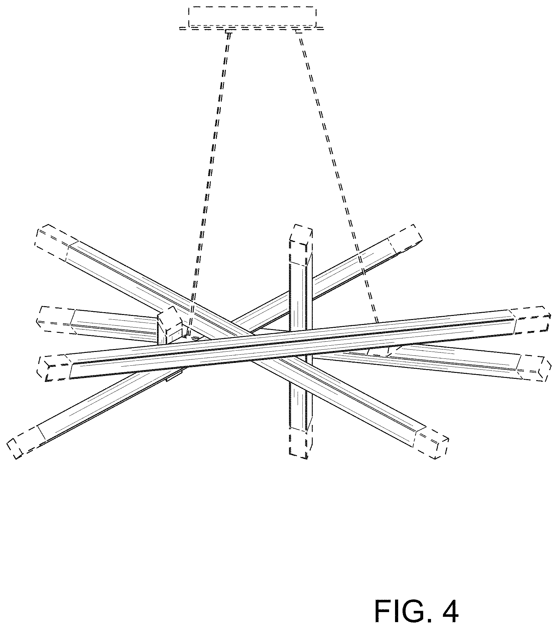 Patent USD1002067 Figure 4 – Lighting fixture